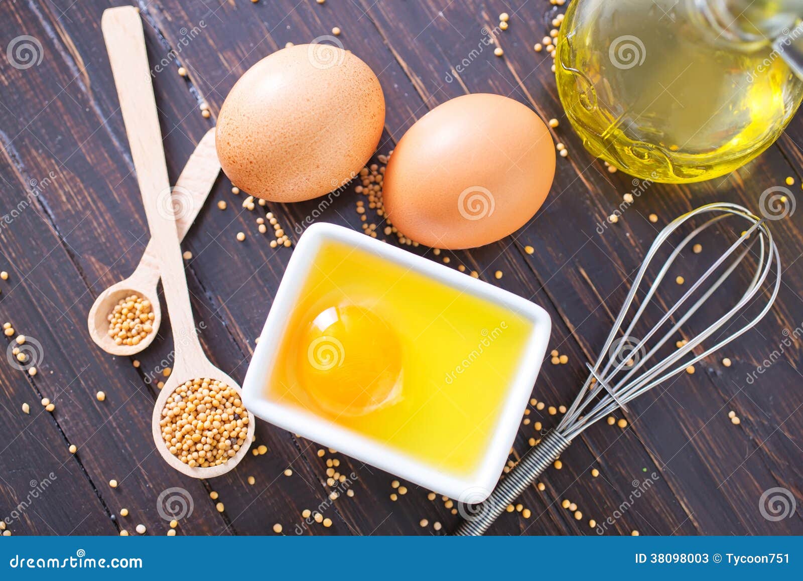 Ingredients for mayonnaise stock image. Image of appetizer 38098003