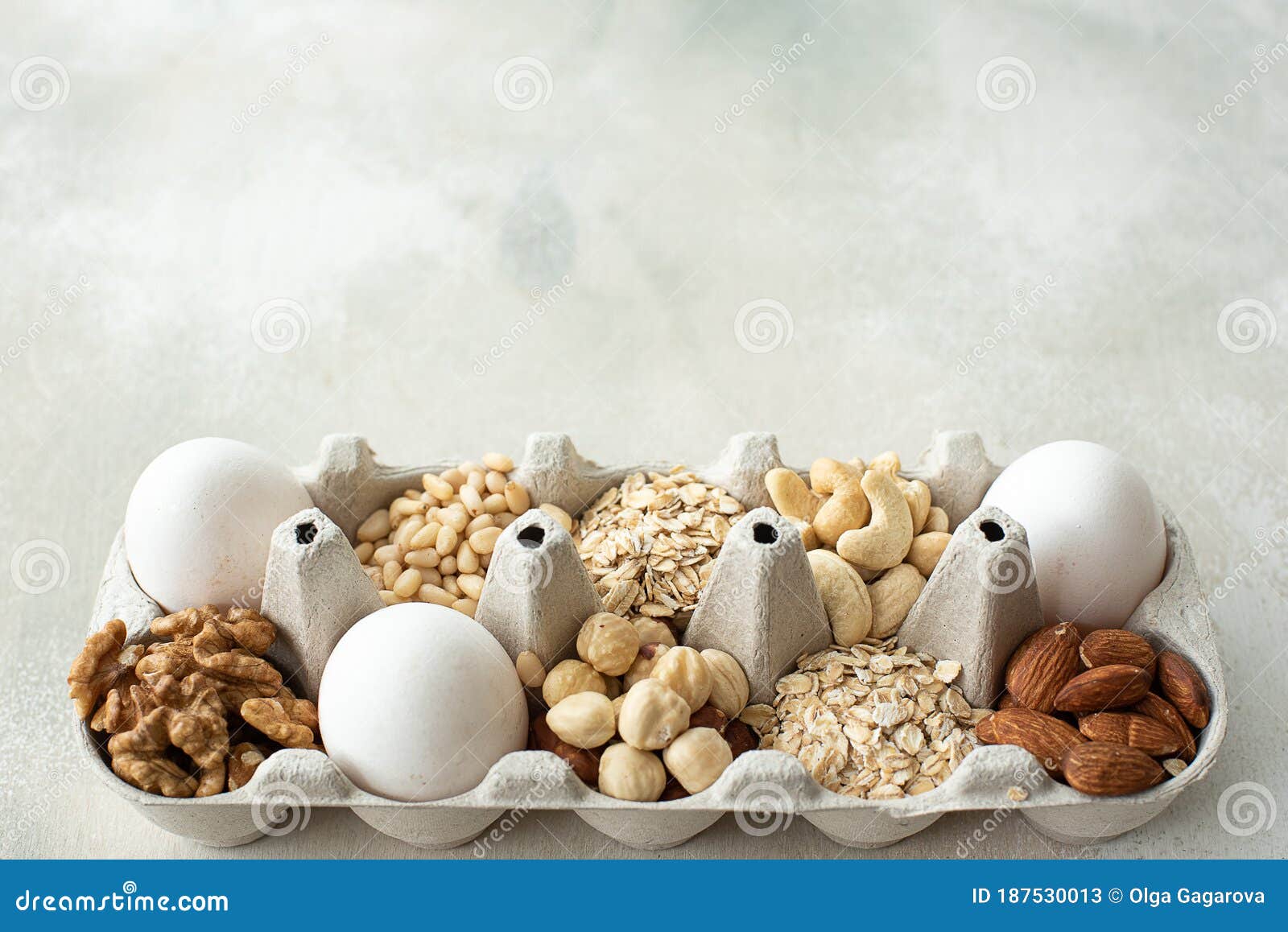 Ingredients for Oatmeal Cookies in a Box Stock Image Image of