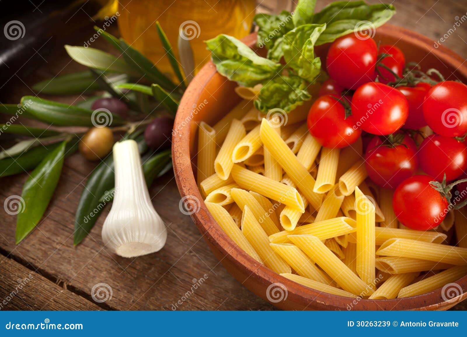 Ingredients of Pasta Alla Norma Stock Image Image of italian