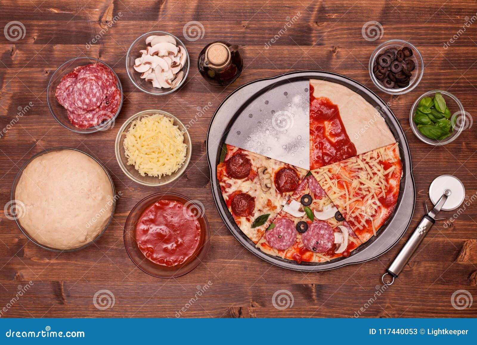что нужно для пиццы в домашних условиях в духовке ингредиенты фото 119