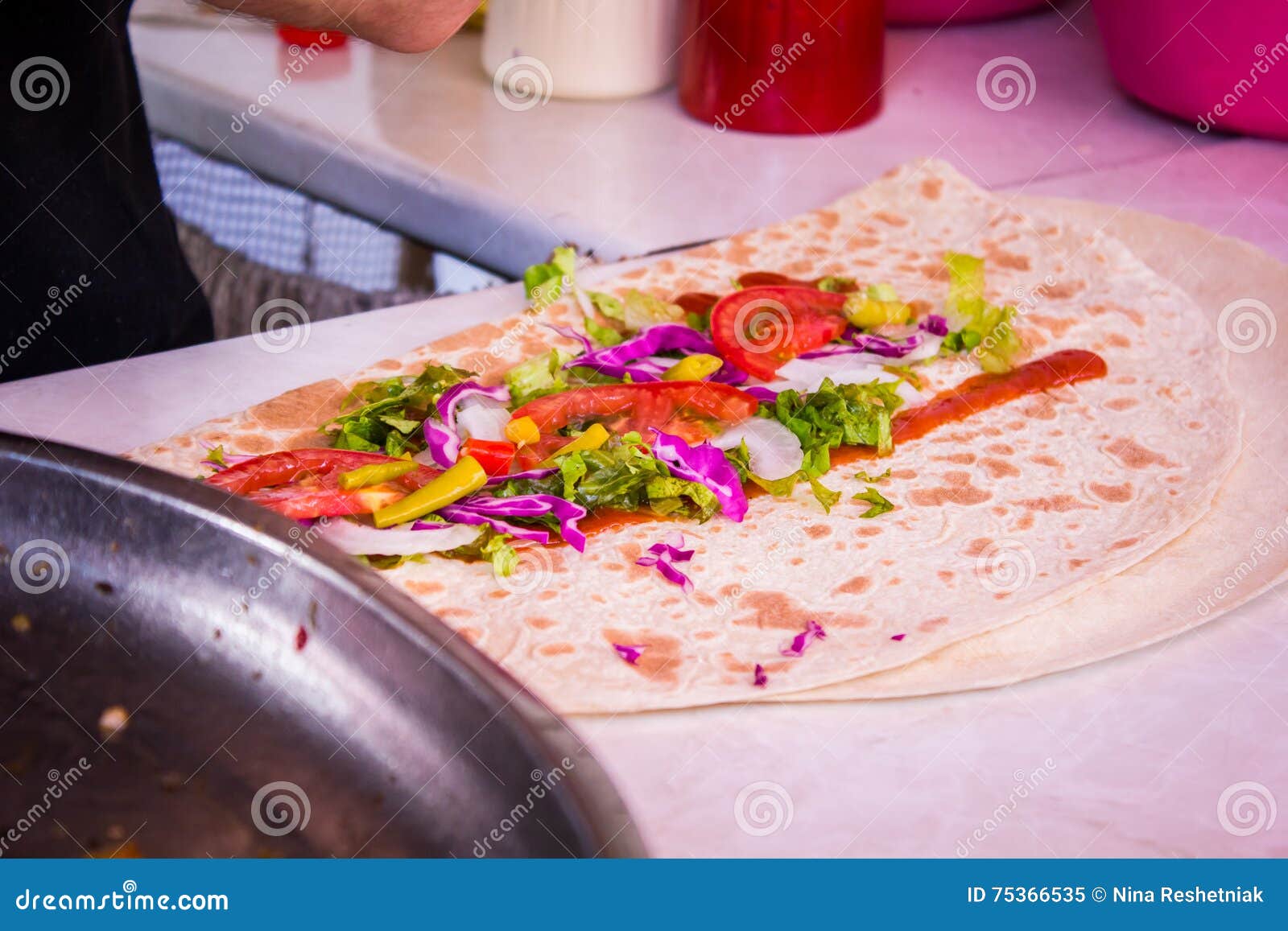Ingredients for shawarma stock image. Image of ingredient 75366535
