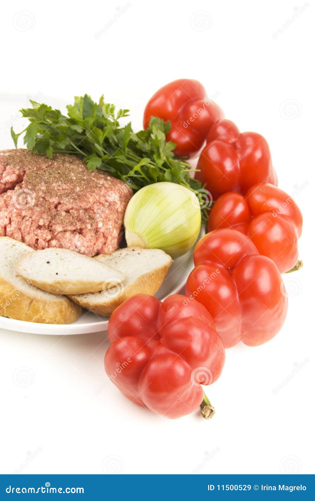 Ingredients for Stuffed Peppers Stock Image Image of paprika, home