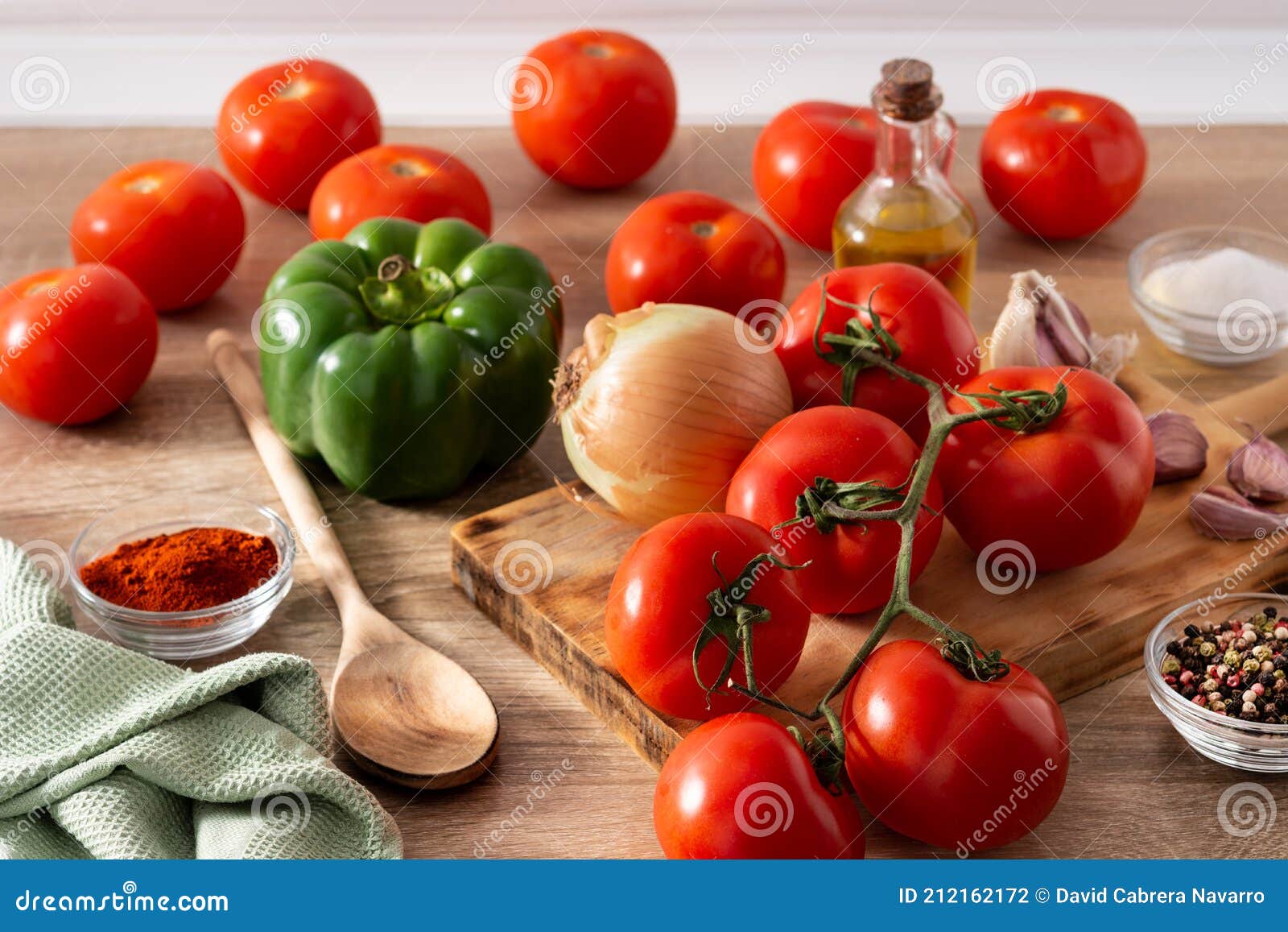 Ingredients To Make Tomato Sauce Stock Photo Image of healthy, pepper
