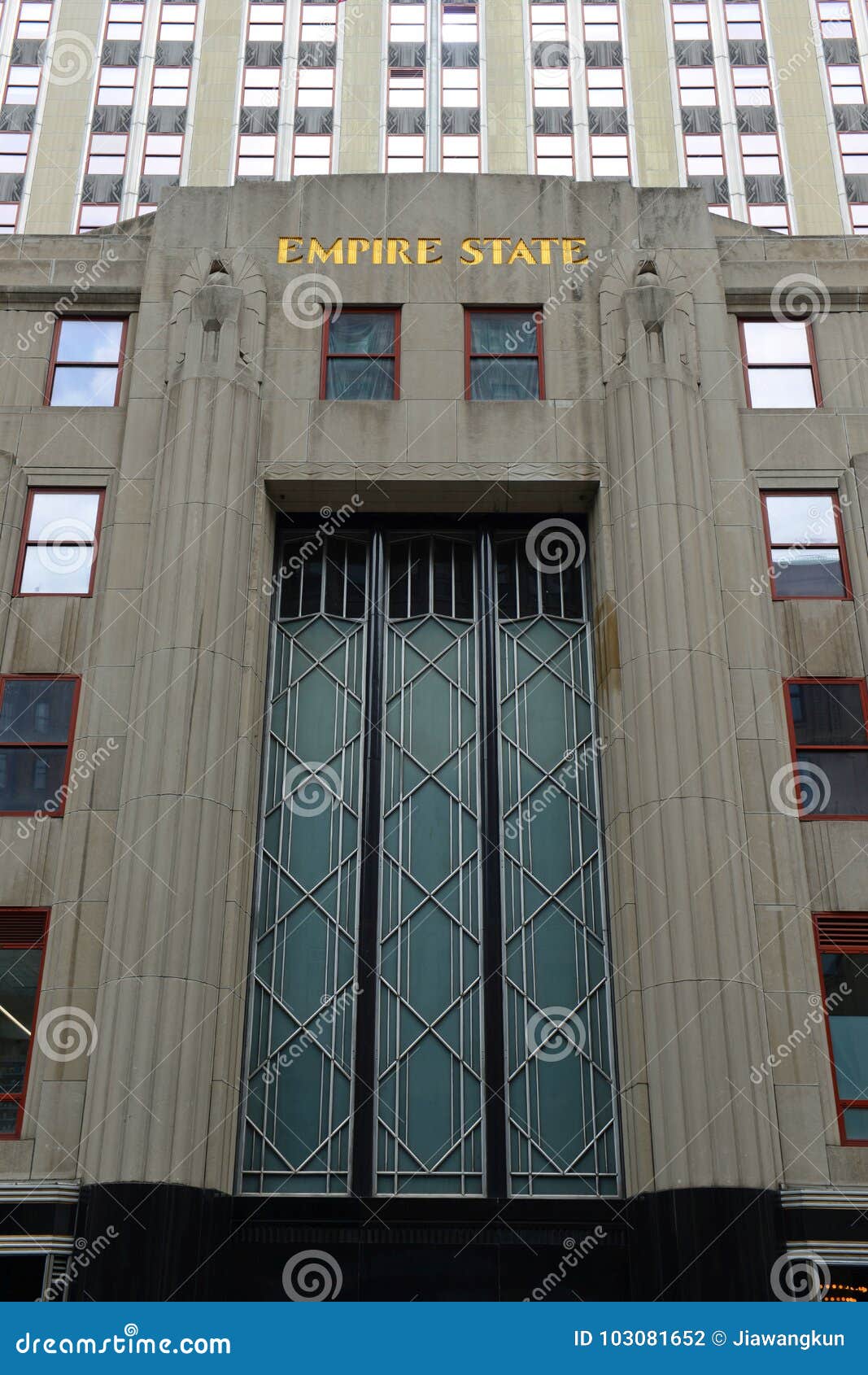 Ingresso Dell Empire State Building Manhattan Fotografia Editoriale Immagine Di Alto Vecchio 103081652