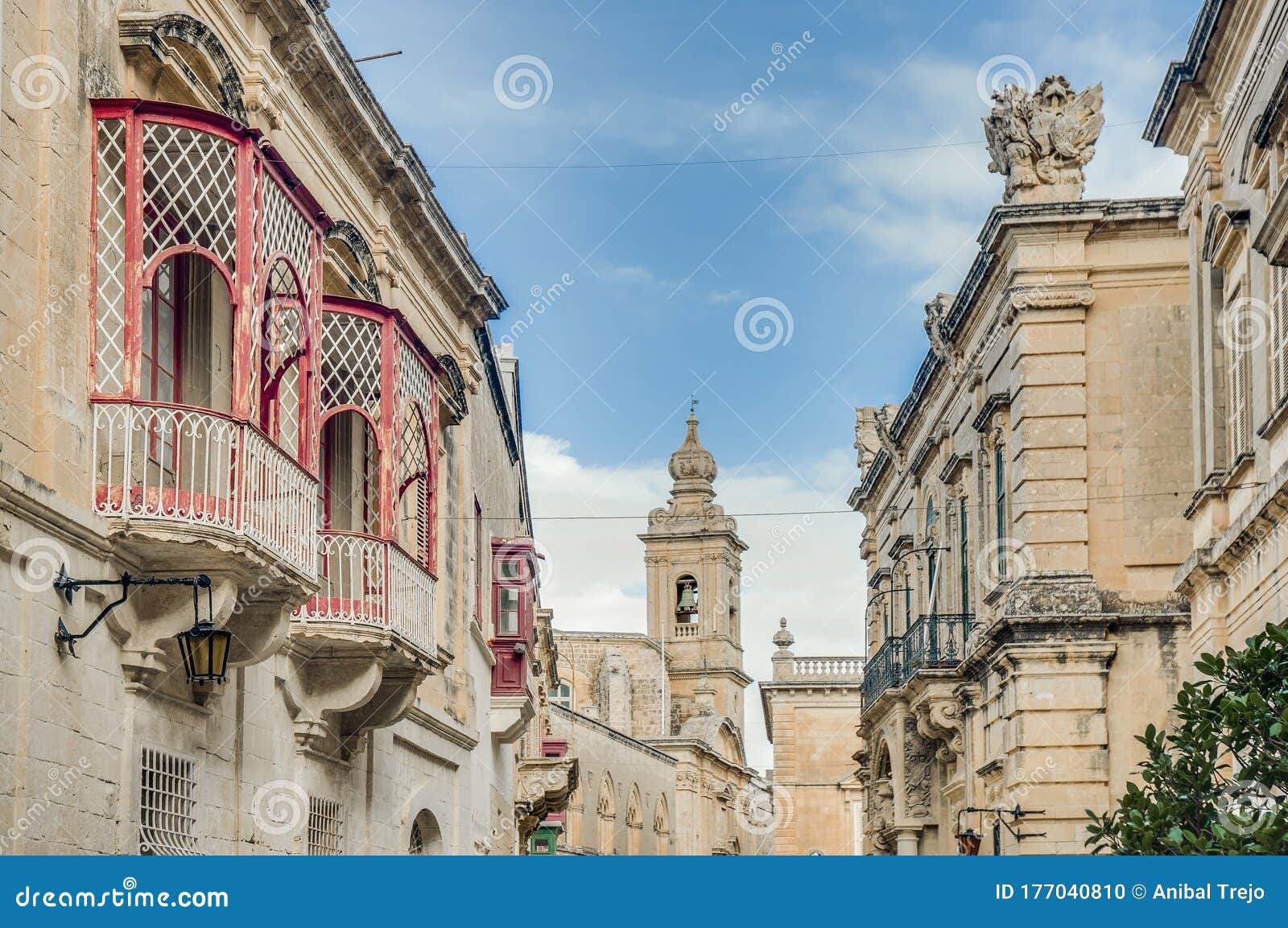 Inguanez House in Mdina, Malta Stock Photo Image of european, travel
