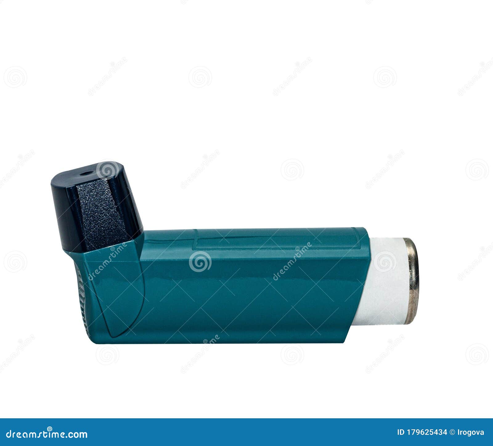 inhaler for asthmatic. medical device.