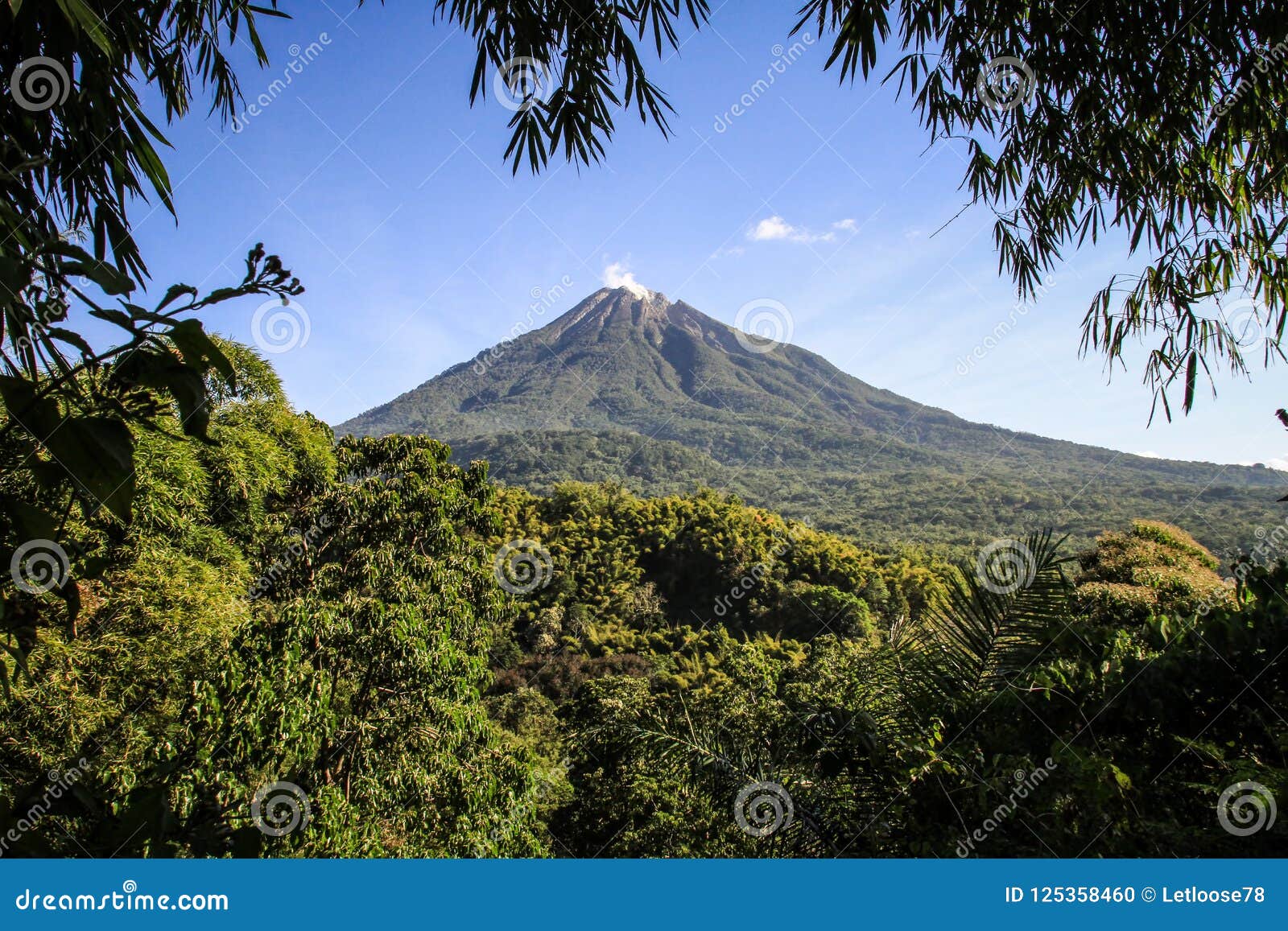 the inierie volcano, nusa tenggara, flores island, indonesia