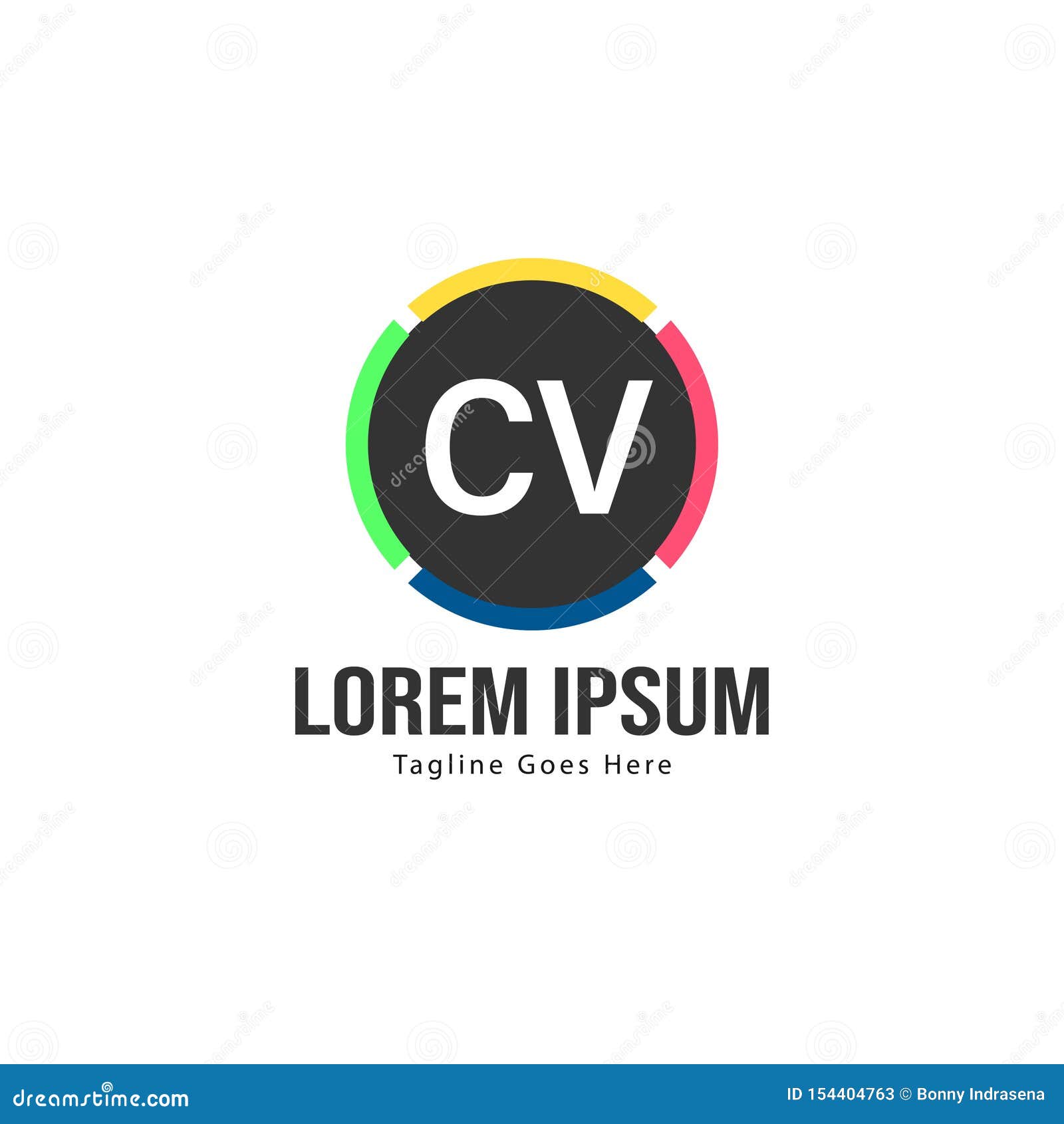 cv letter logo