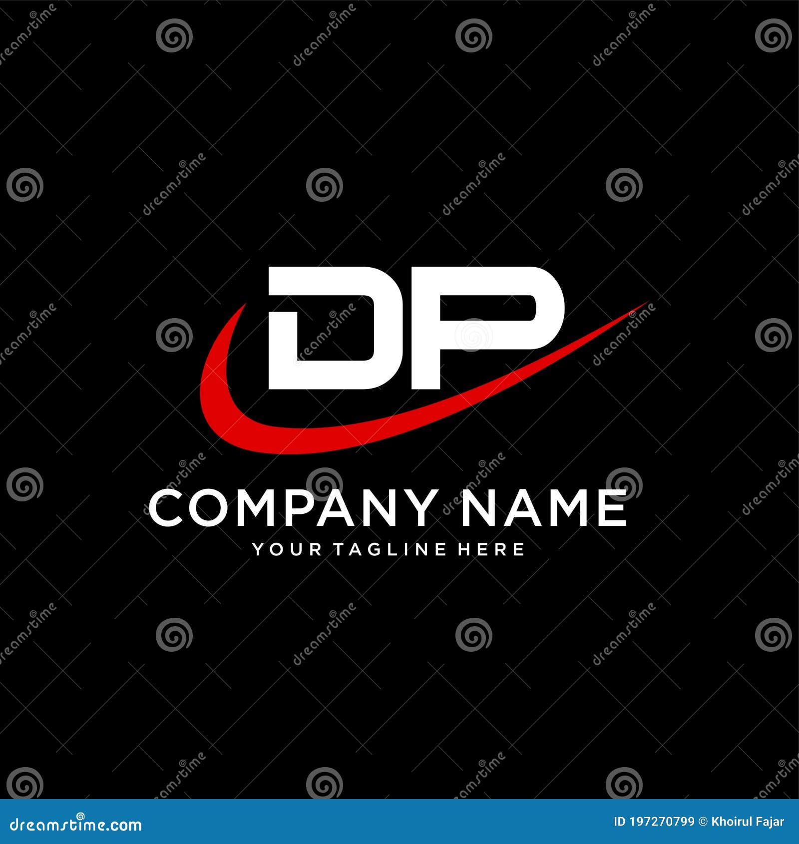 Premium Vector | Creative letter dp elegant monogram logo