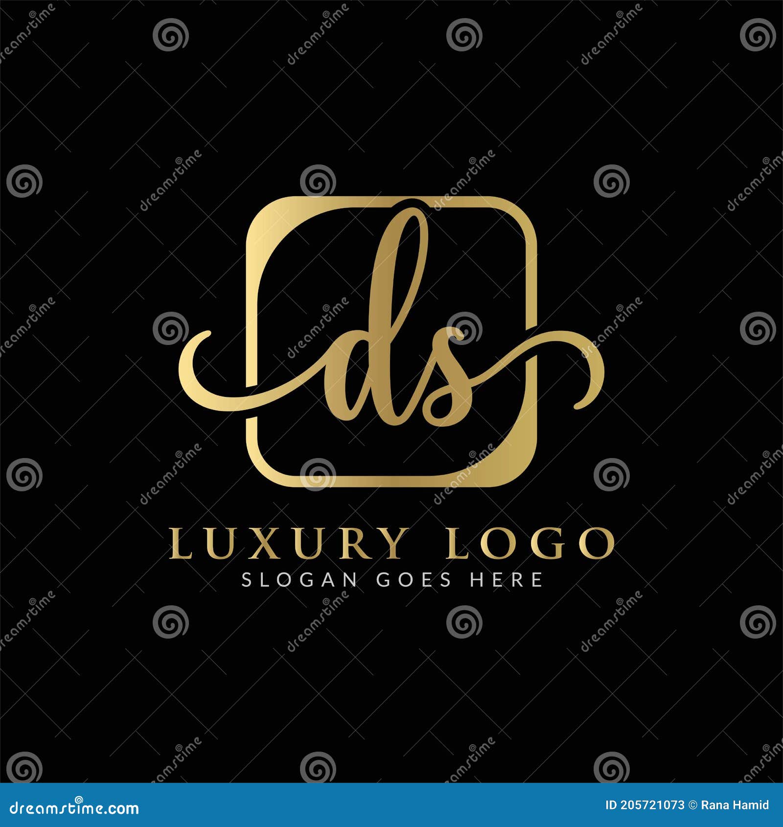 Unique and Modern DS Logo Design Graphic by design~maker01 · Creative  Fabrica