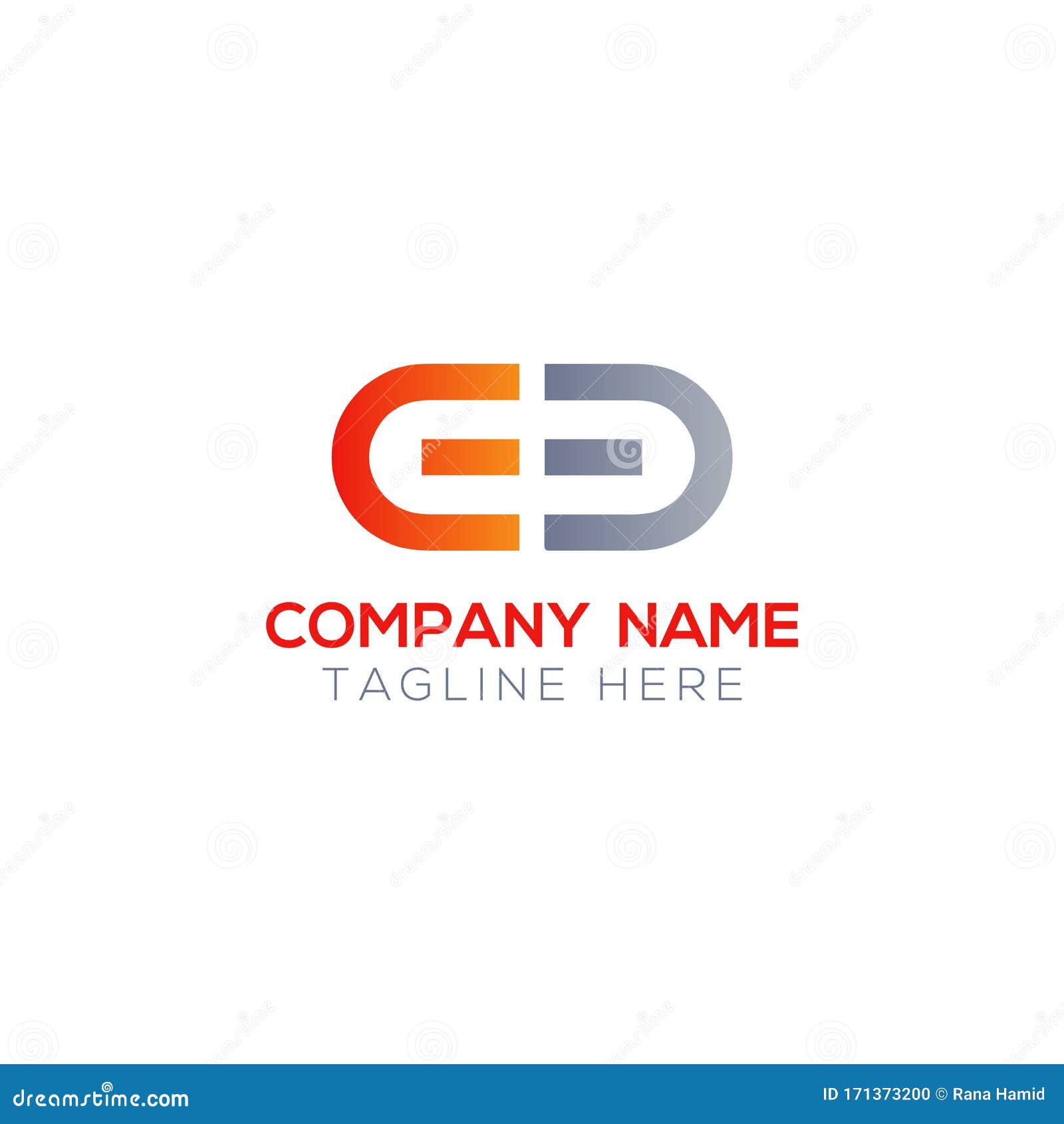 Initial EB Letter Logo with Creative Modern Business Typography Vector ...