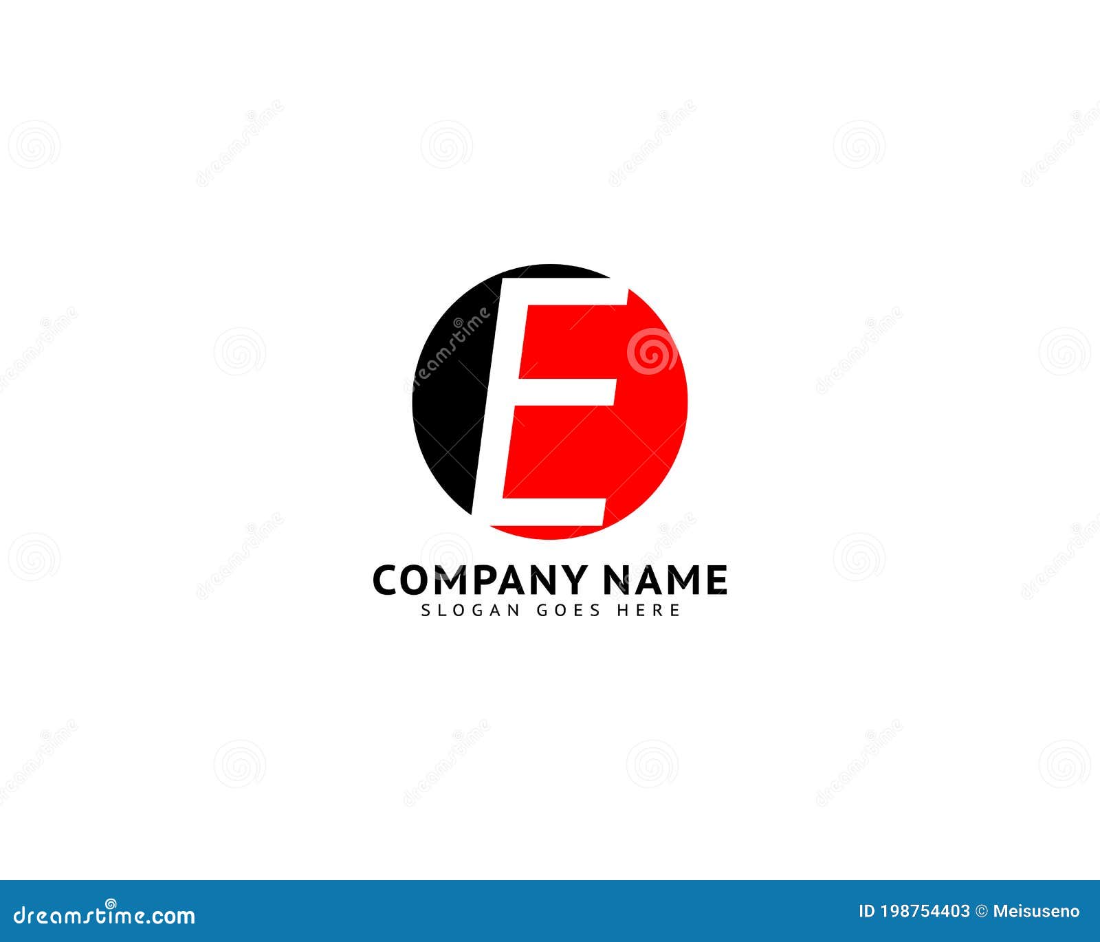 Initial Letter E Logo Template Design Stock Vector - Illustration of ...