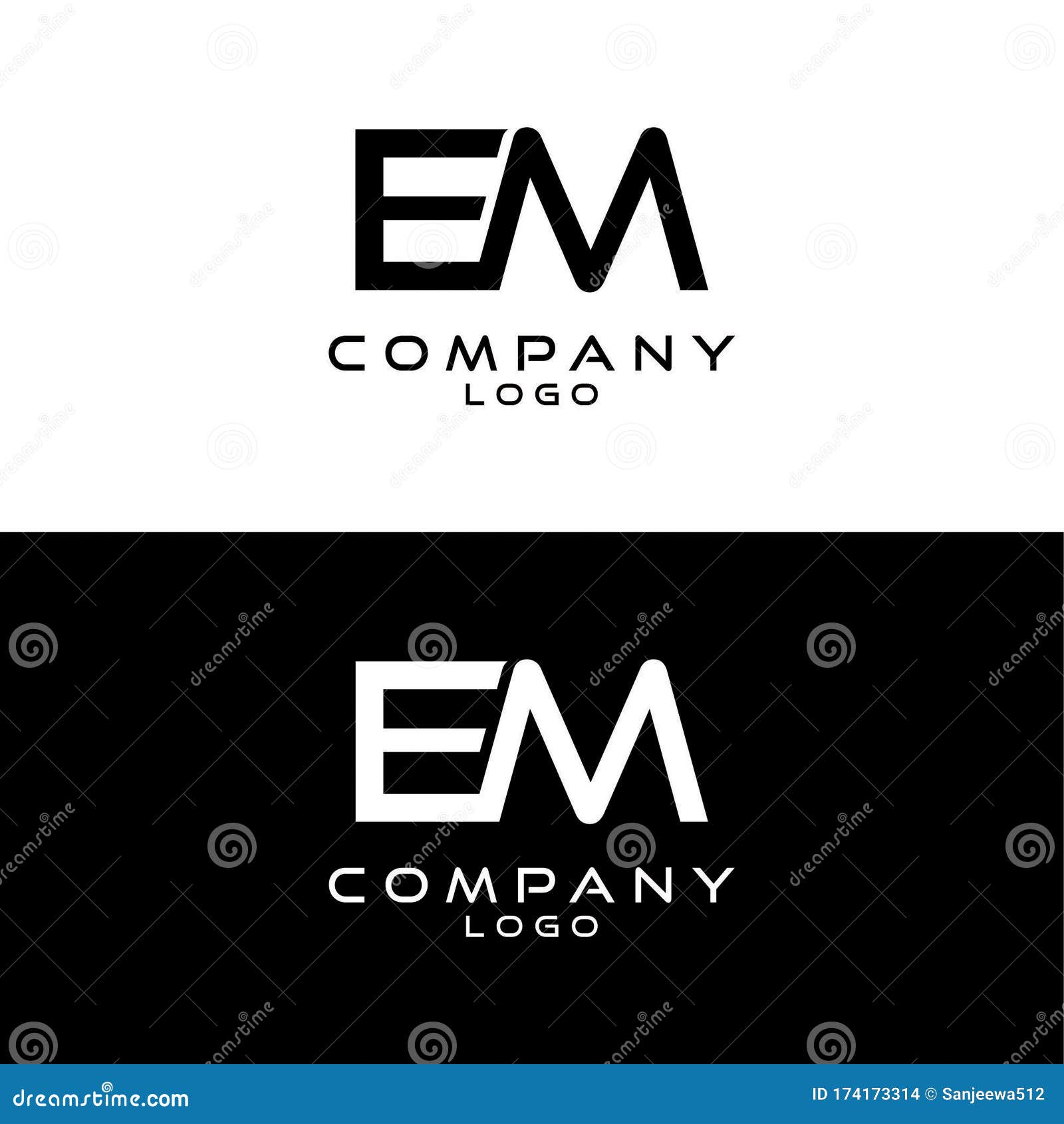 Initial Letter Em Me Logotype Company Name Logo Design Template Vector Stock Vector Illustration Of Colorful Design Initial Letter Em Me Logotype Company Name Logo Design Template Vector Stock Vector Illustration Of Colorful Design