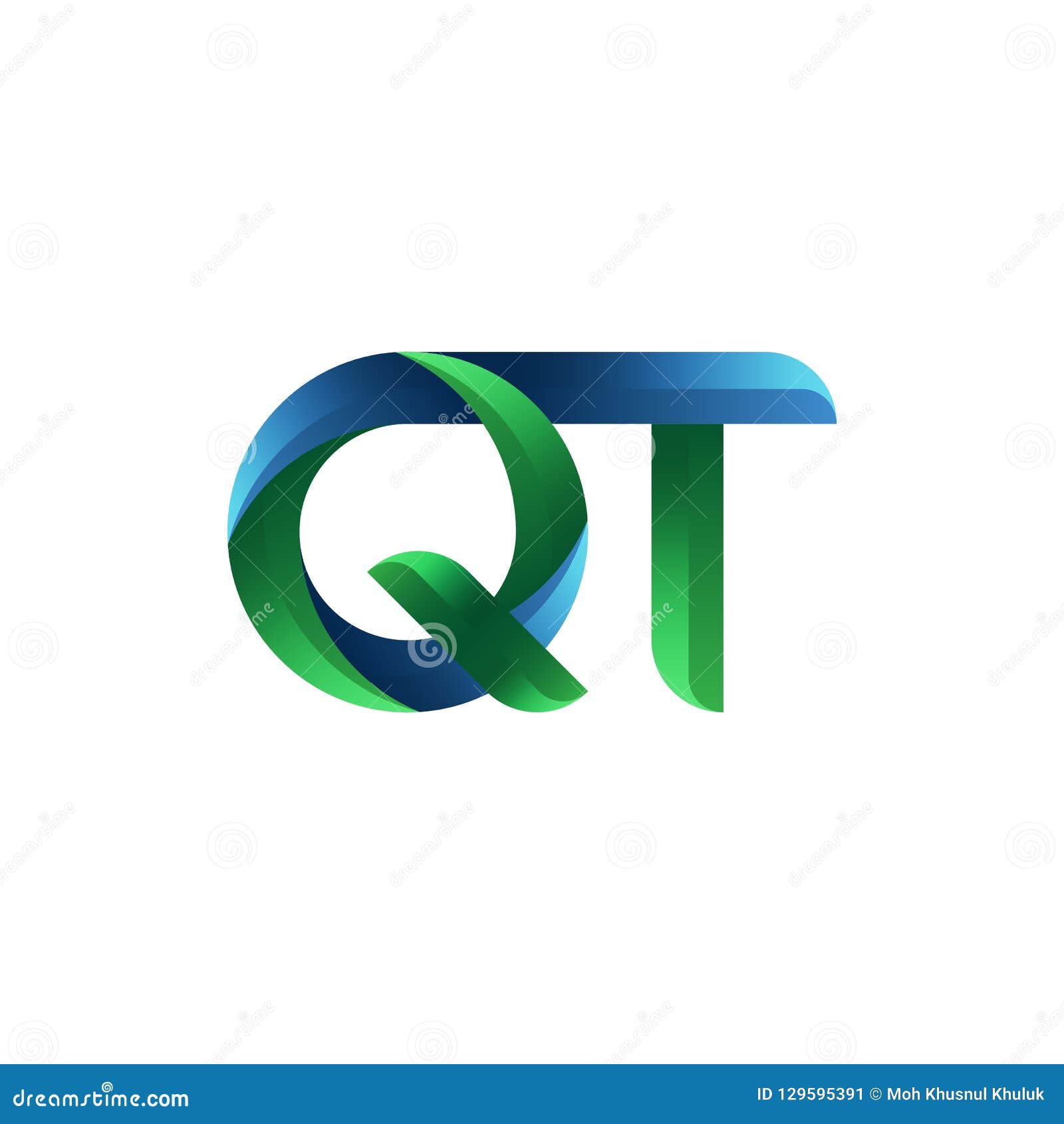 Download Initial Letter QT Logo Modern Unique Stock Vector ...