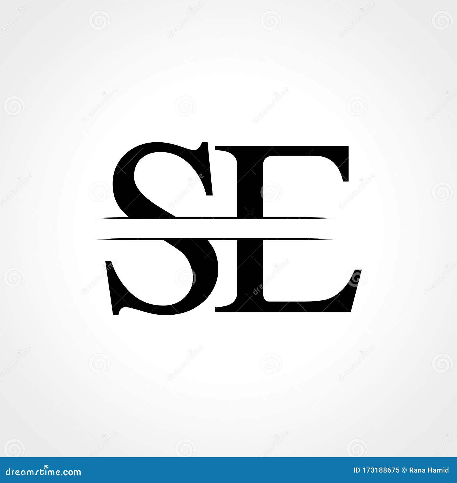 Initial Letter SE Logo Design Vector Template SE Letter Logo Design initial-letter-se-logo-design-vector-template-se-letter-logo-design