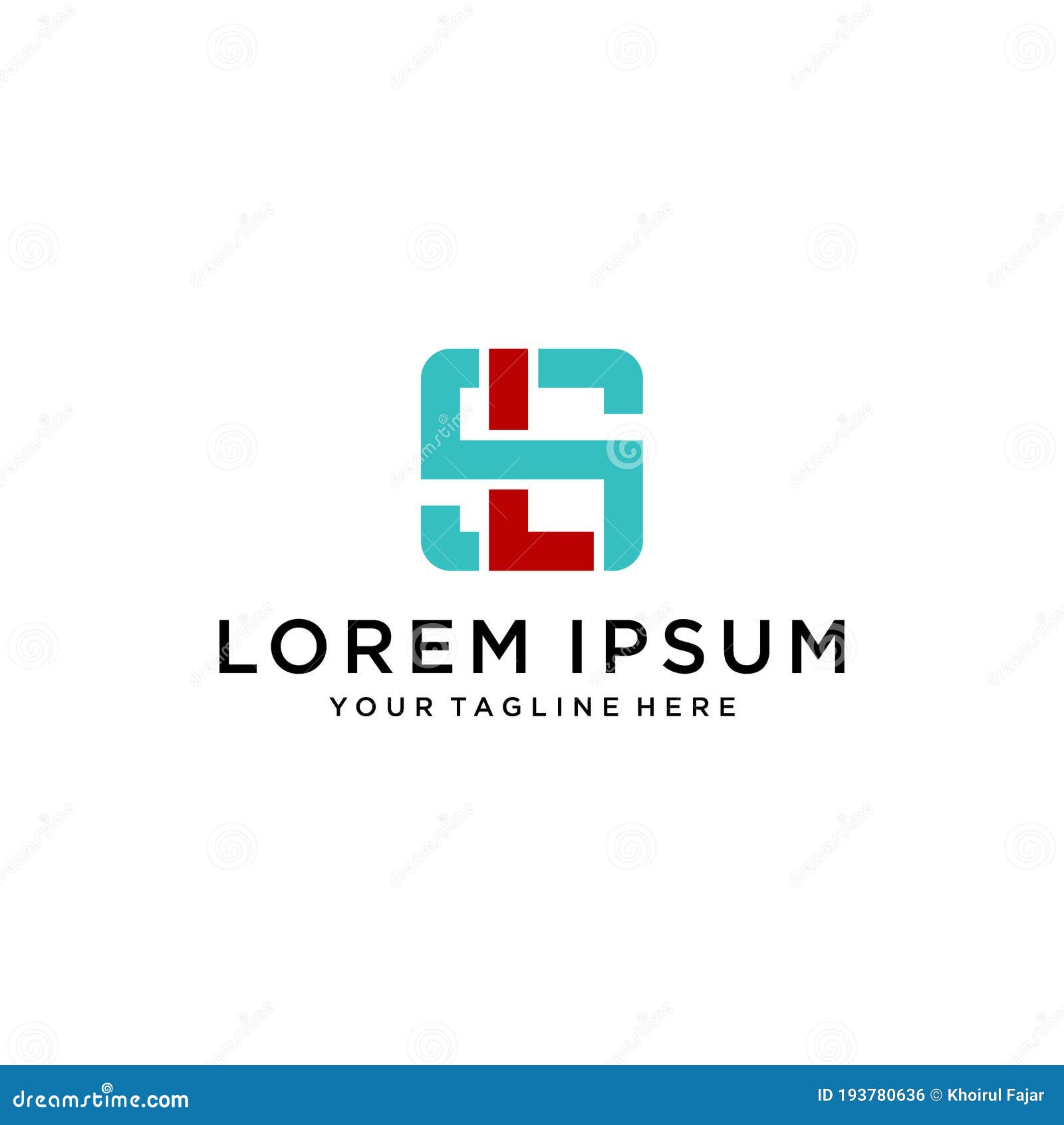 Initial Linked Letter LS Logo Design Vector Template. Creative Abstract ...