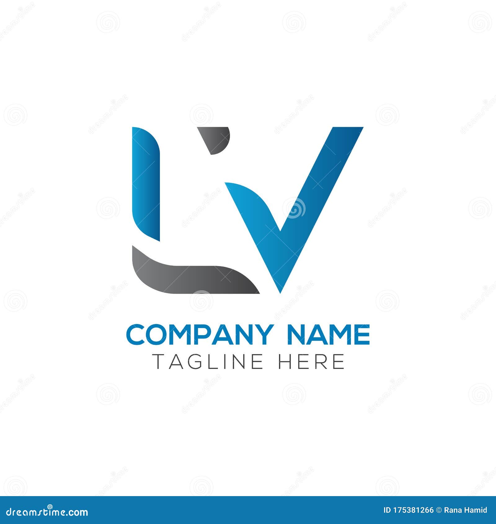 Initial LV Letter Business Logo Design Vector Template. Abstract Letter LV  Logo Design Stock Vector - Illustration of letter, corporate: 175381266