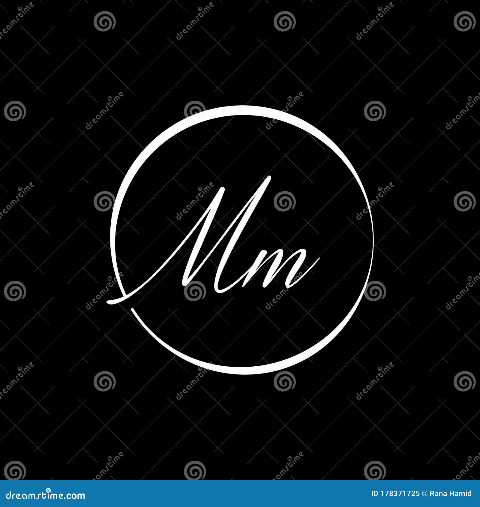 Initial MM letter Logo Design vector Template. Abstract Letter MM logo  Design Stock Vector