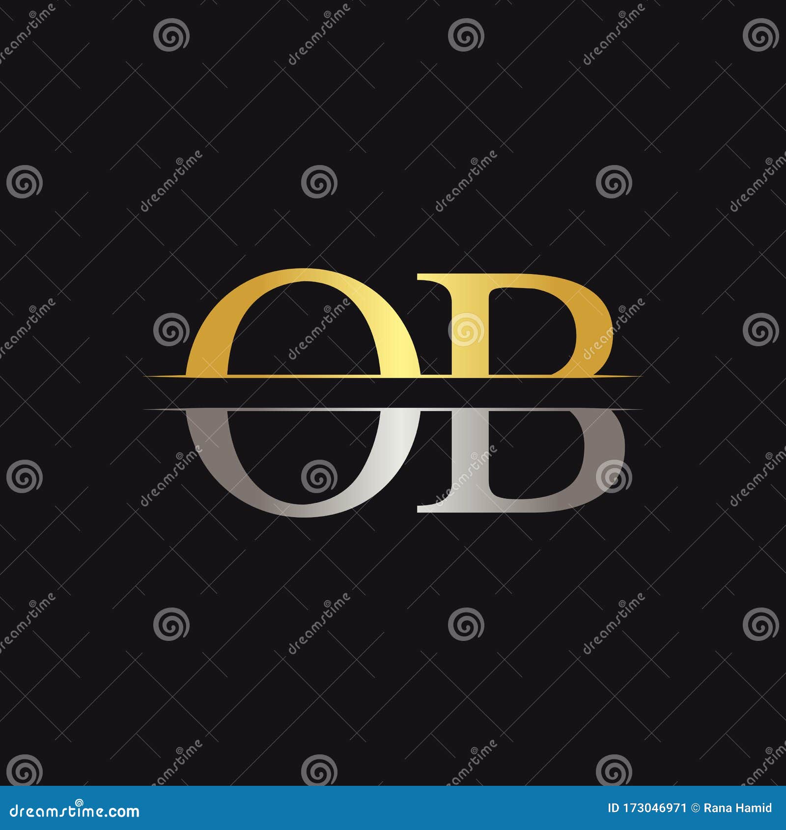 Premium Vector | Initial letter ob logo design ob logo monogram design  vector