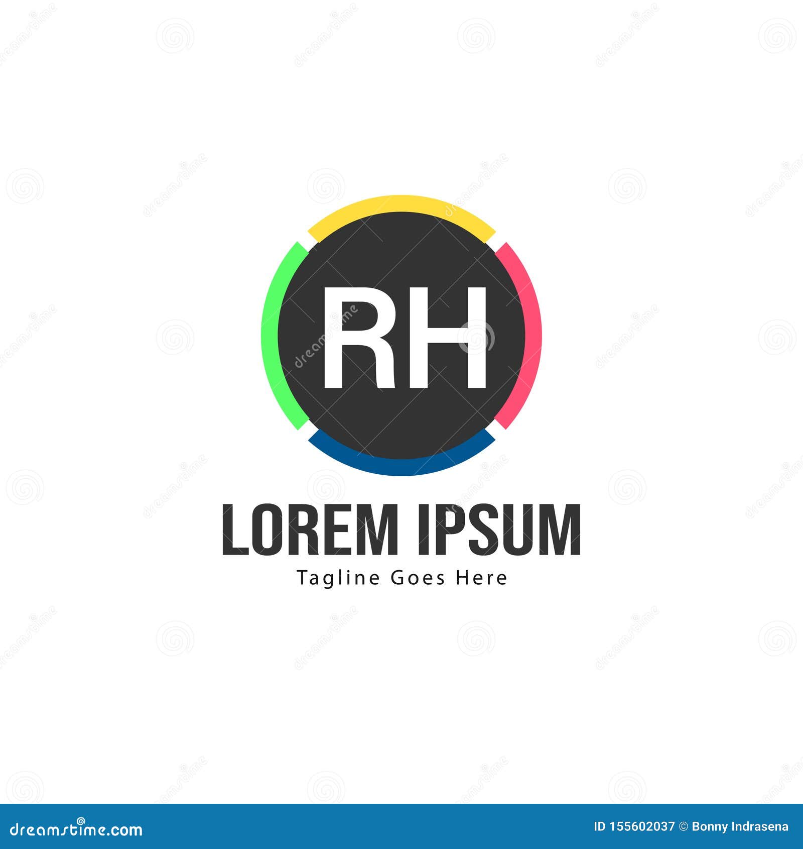 Initial Rh Letter Logo Design Modern Typography Vector Template. Creative  Luxury Letter Rh Logo Design. Royalty Free SVG, Cliparts, Vectors, and  Stock Illustration. Image 161172699.