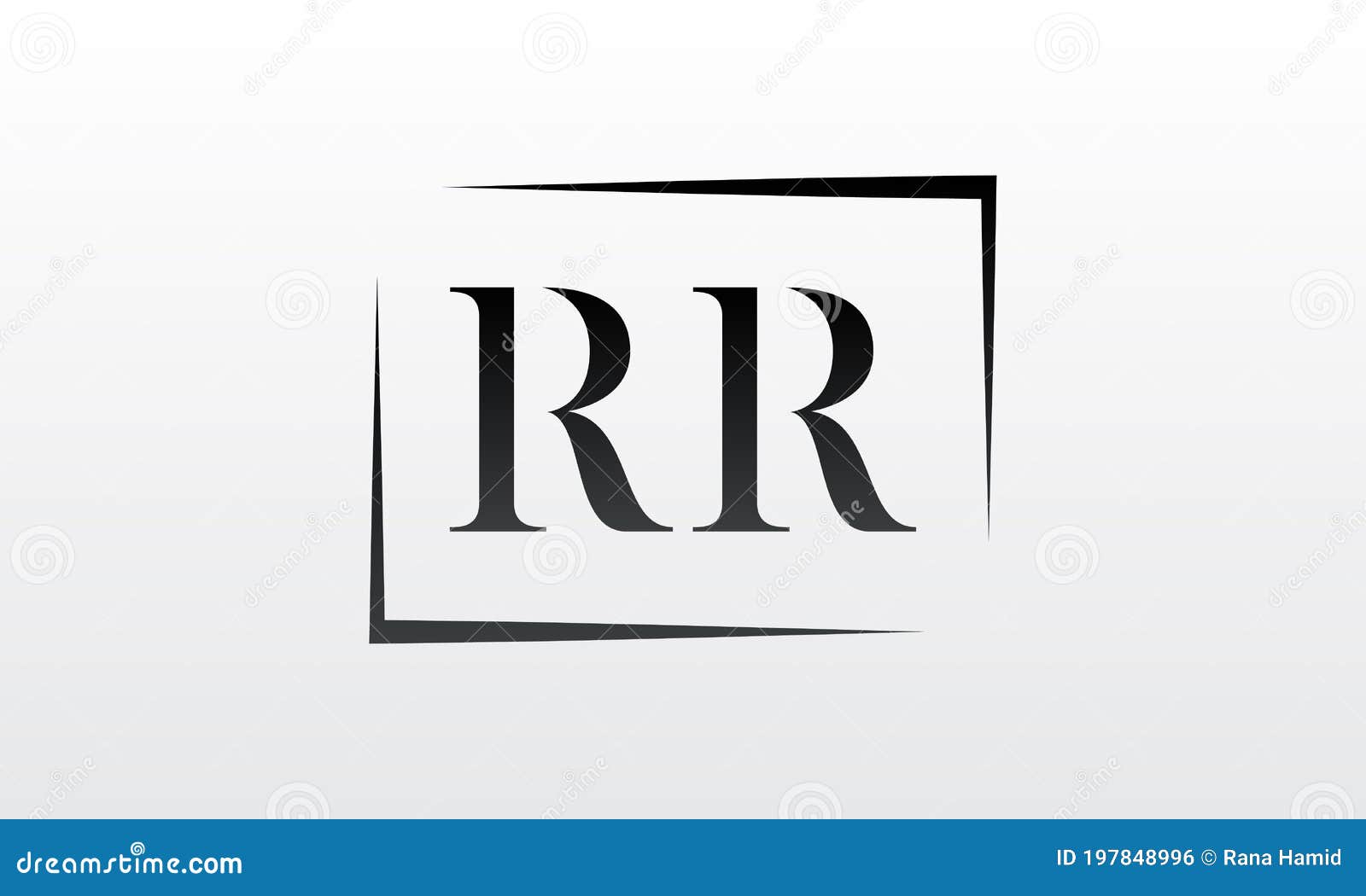 Initial Rr Letter Logo With Creative Modern Business Typography Vector Template Creative Letter Rr Logo Design Stock Vector Illustration Of Concept Background