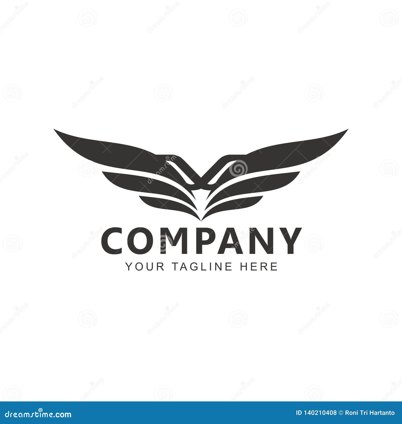 Initial V Wings Logo Design Inspiration Stock Vector Illustration of