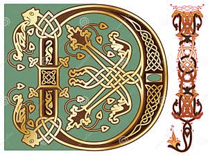 Initialen Vector Illustratie Illustration Of Lettertype 13307453