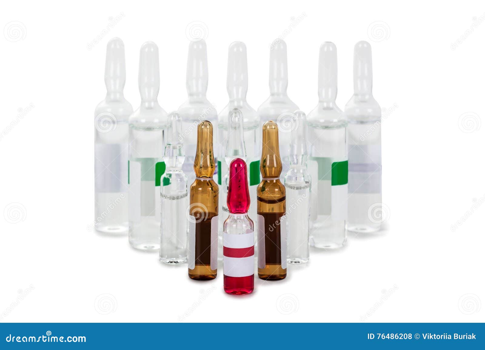 Injectable ampoules stock photo. Image of liquid, injection 76486208