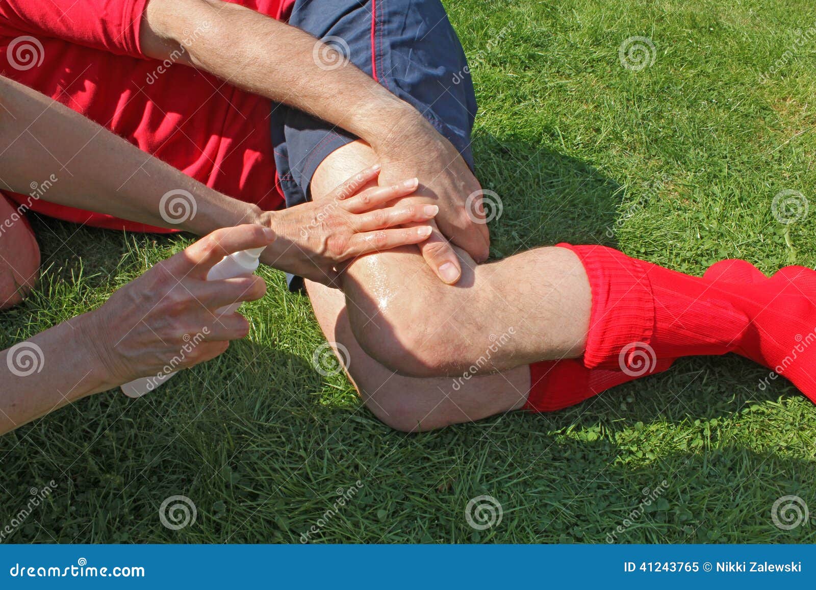 injured sportsman