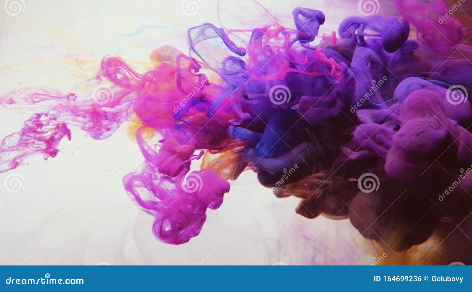 color vapor abstract background ink blue pink gas in 2023