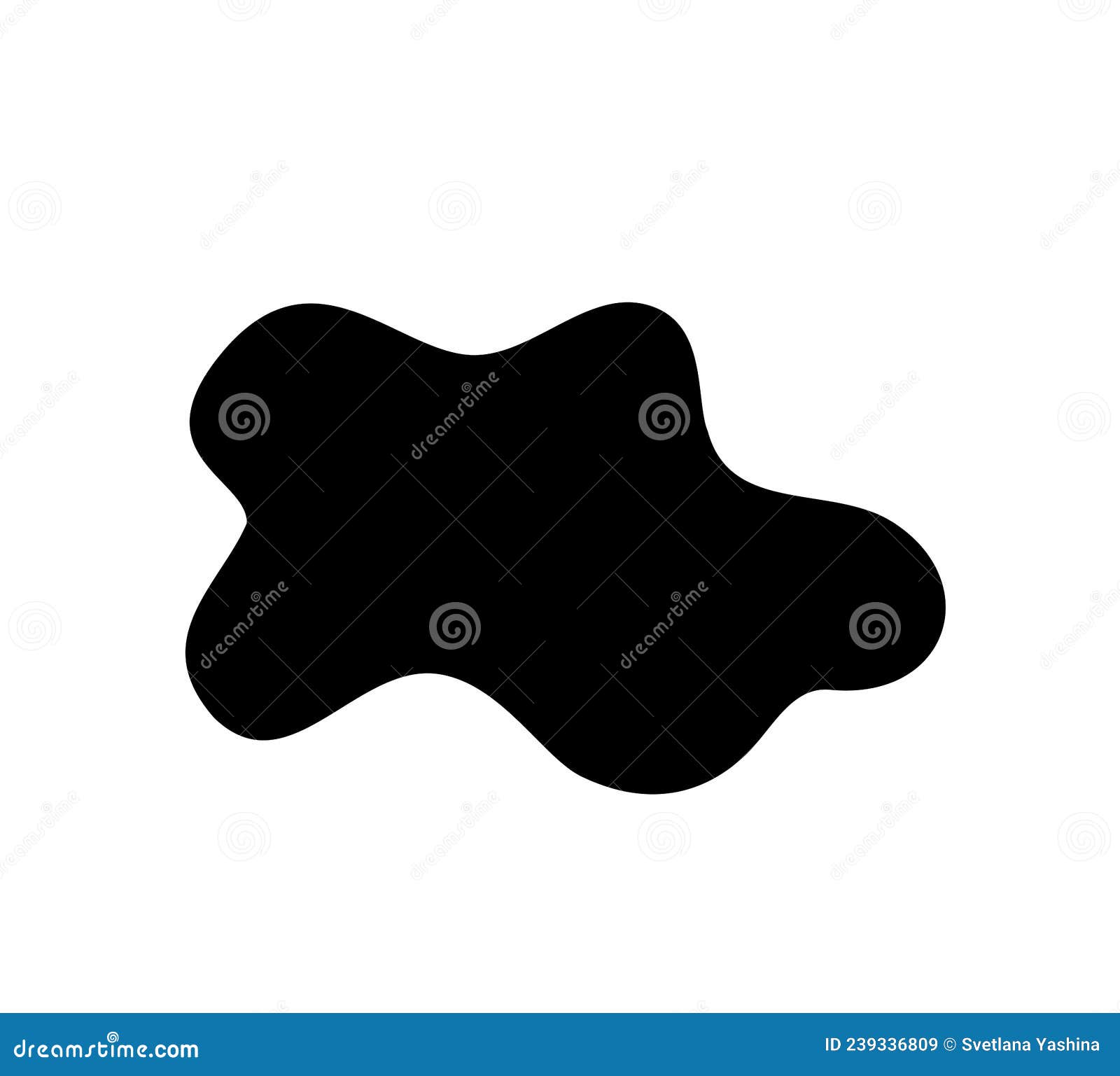 Fluid Shape Vector Illustration Isolated on White Stock Vector -  Illustration of circle, simple: 239336809