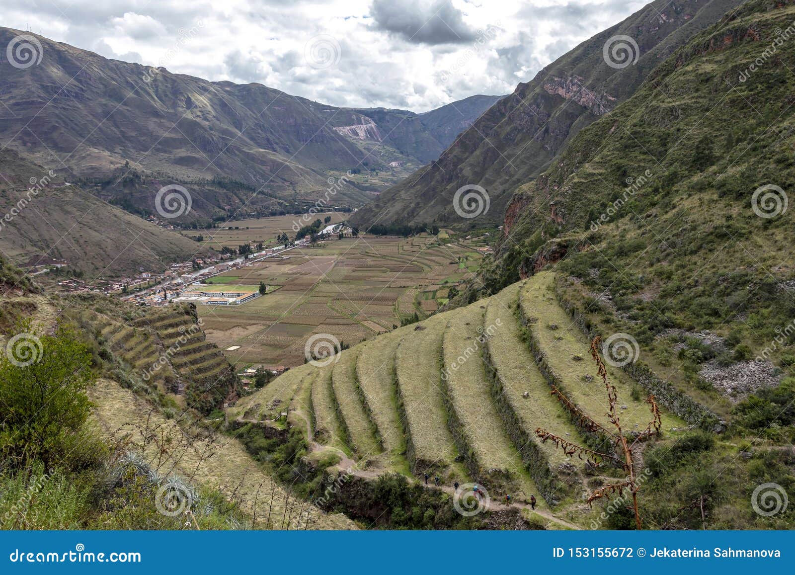 view at the agriculture inca terraces used for plants inca agriculture