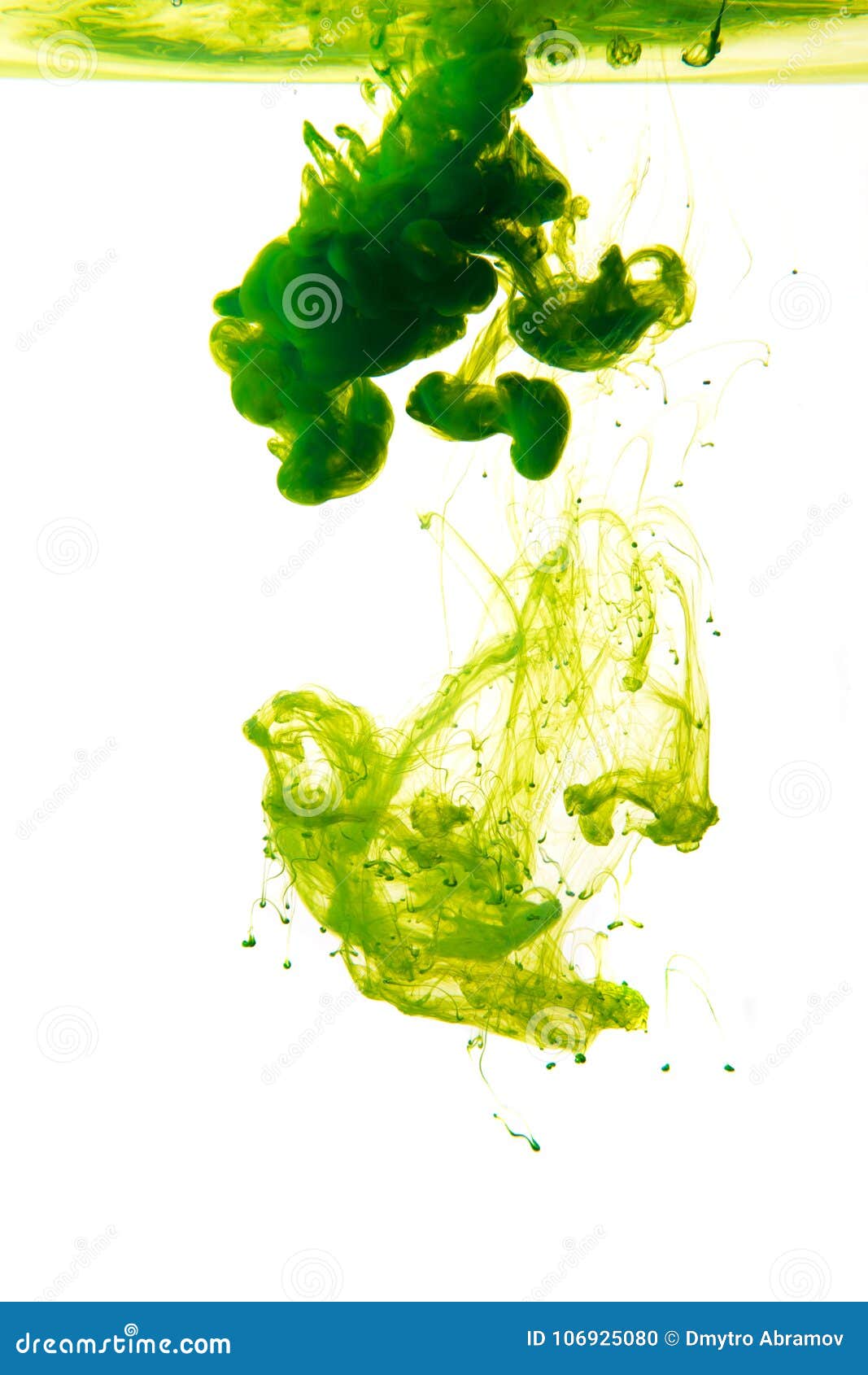 Inks in Water, Color Abstraction, Color Explosion Stock Photo - Image ...
