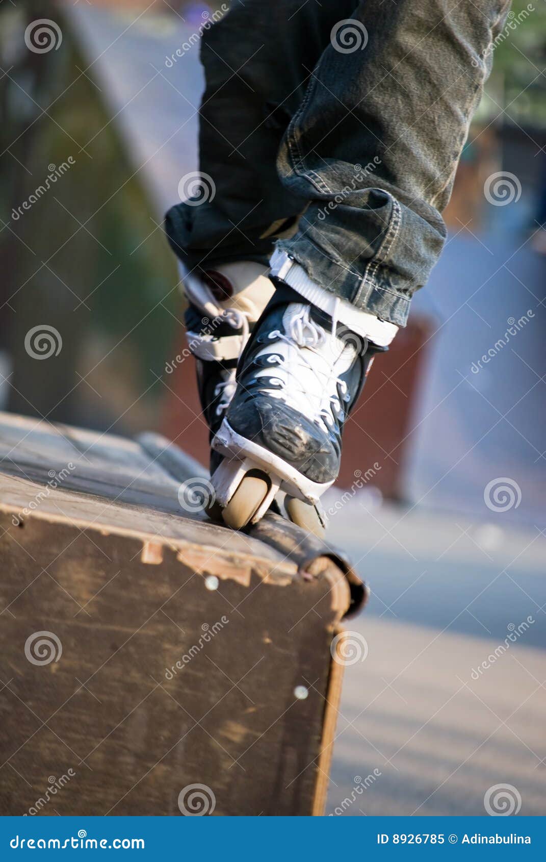 Inline skater stock image. Image of park, movement, feet 8926785