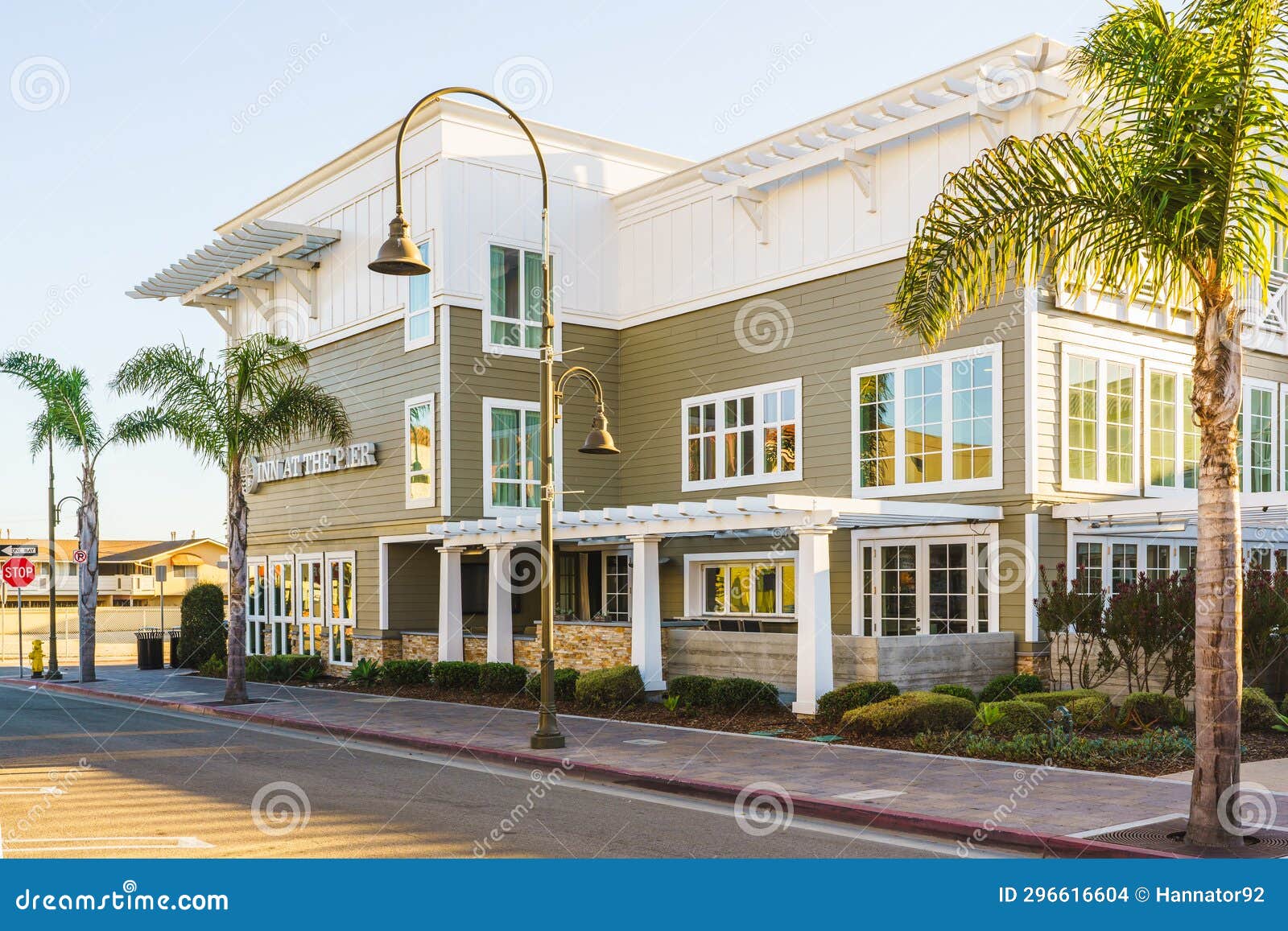 Inn at the Pier Cypress Beach House, an Oceanfront Hotel in Pismo Beach,  California Editorial Stock Image - Image of architectural, balcony:  296616604