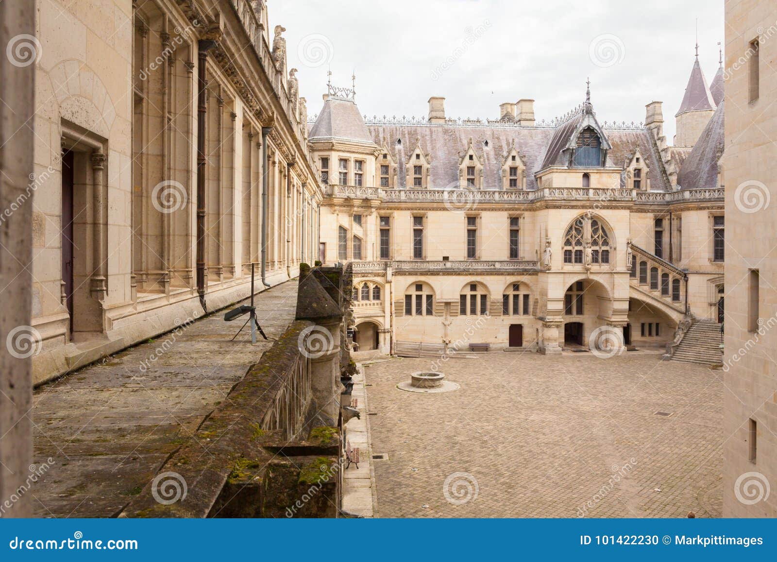 Inner Coutyard Castle Pierrefond Terrace View Editorial Image - Image ...