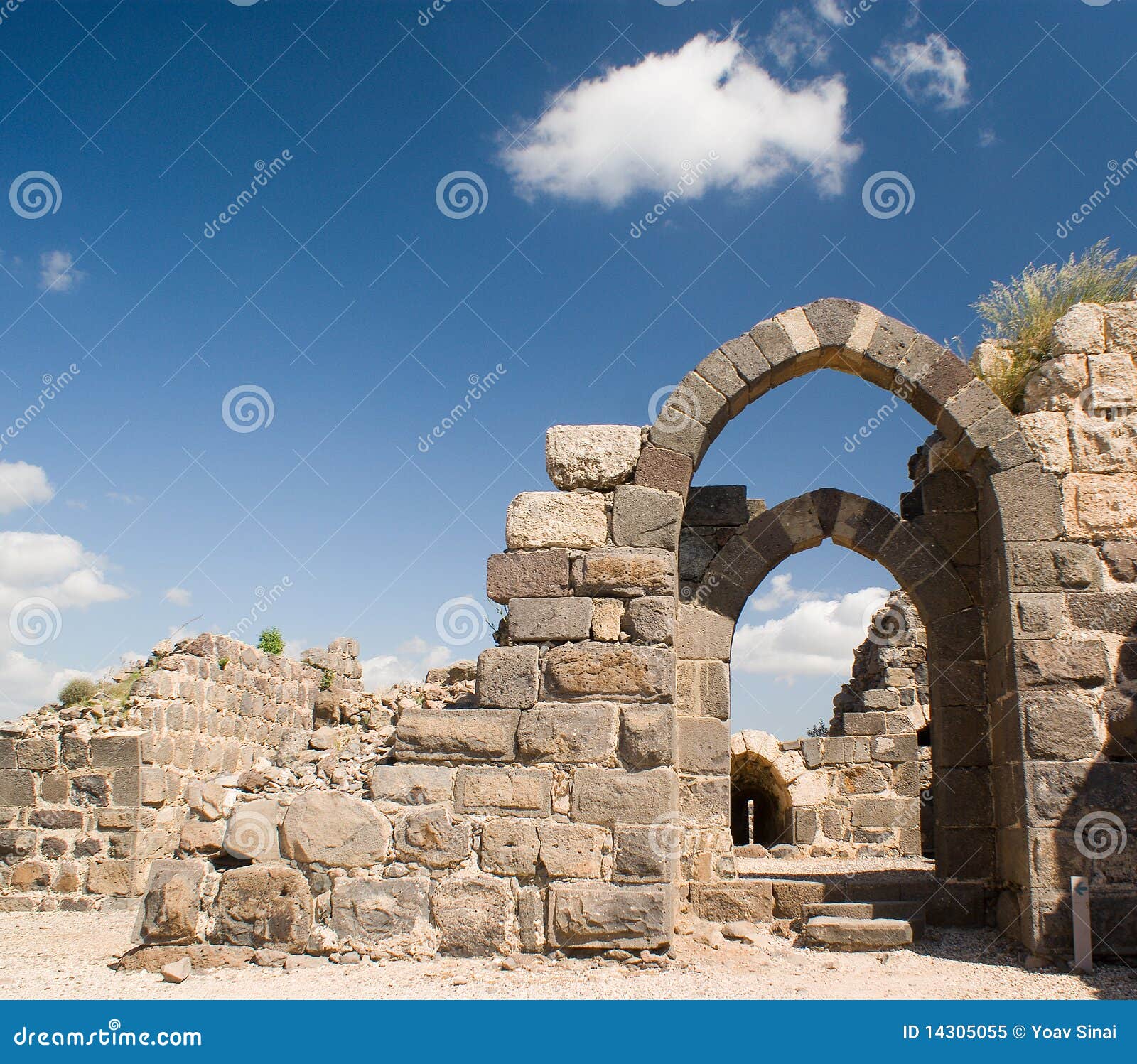Inner Gate of of Belvoir Fortress Stock Image Image of fortress
