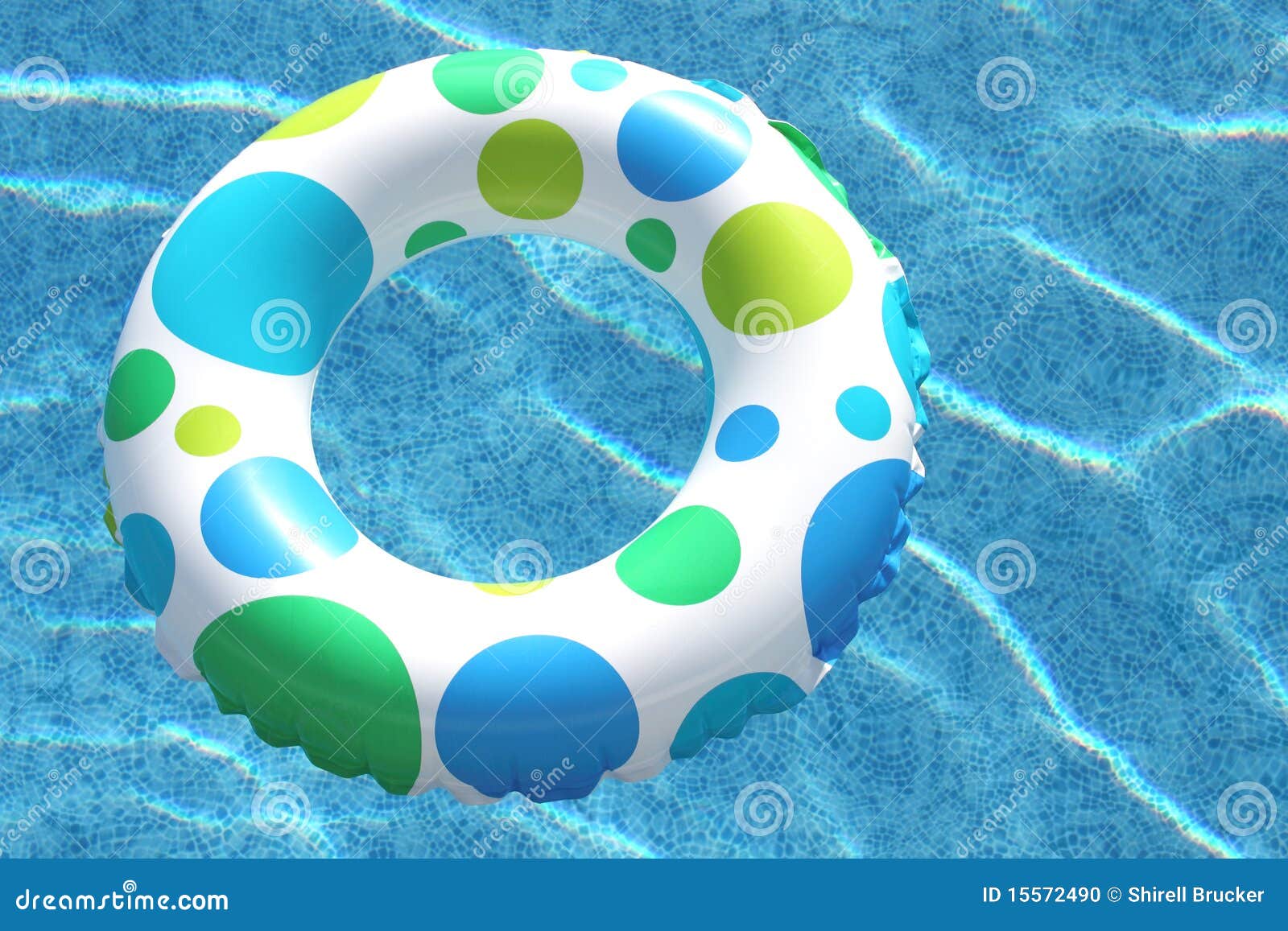 Inner Tube In Swimming Pool Stock Photo - Image: 15572490