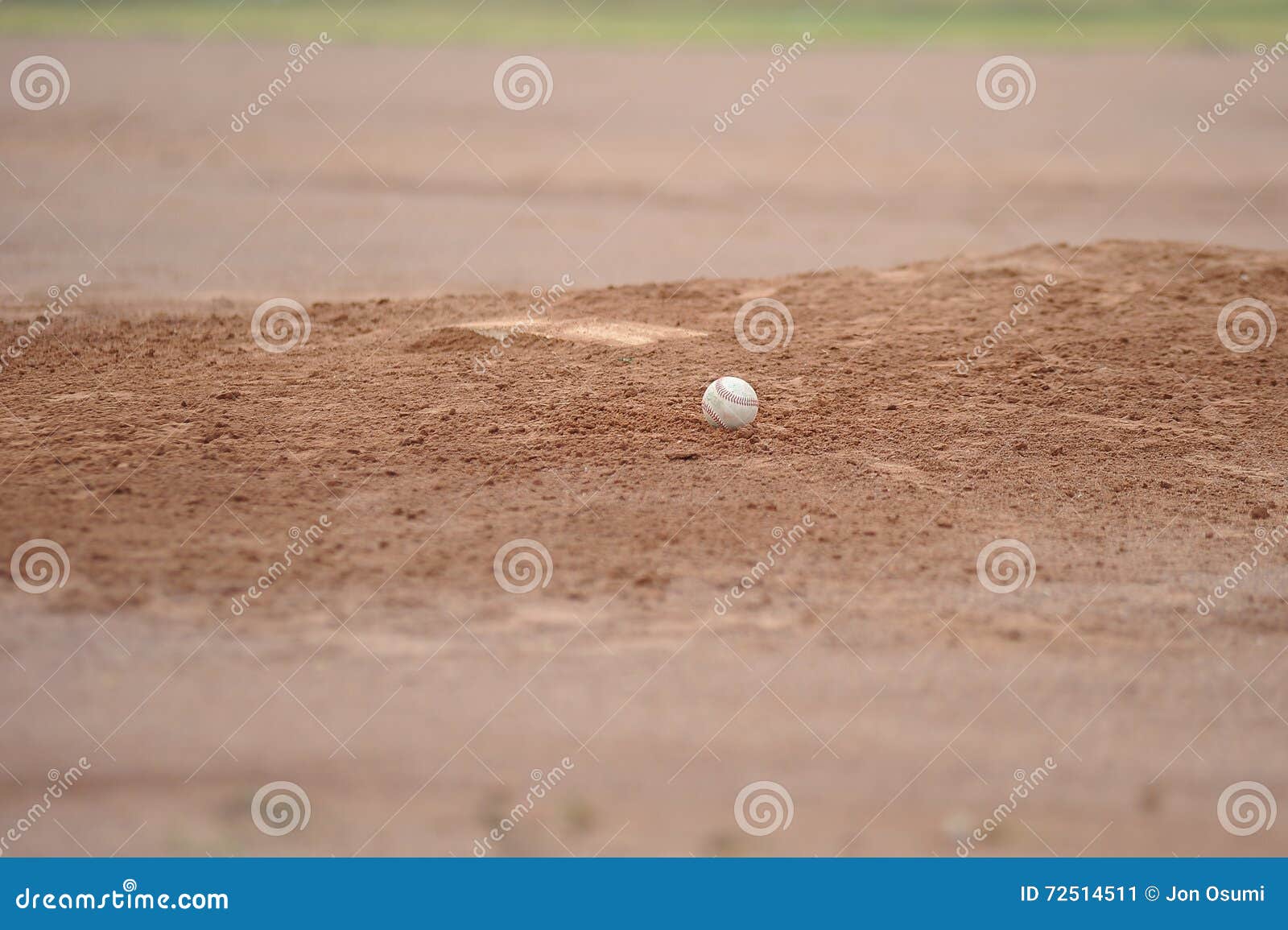 Between Innings of the Game. Stock Image Image of sitting, mound