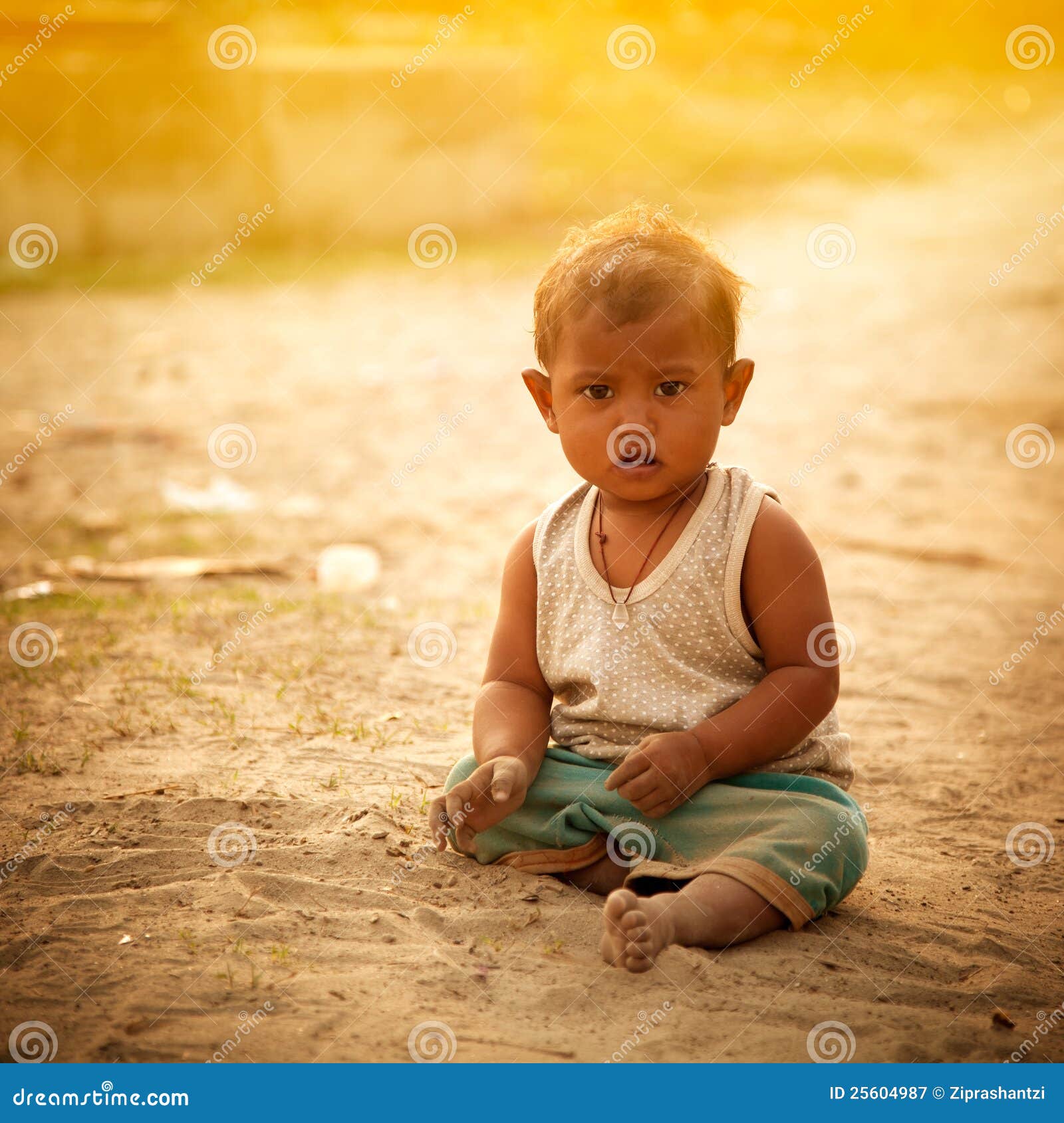Innocent Indian Child Editorial Photography - Image: 25604987