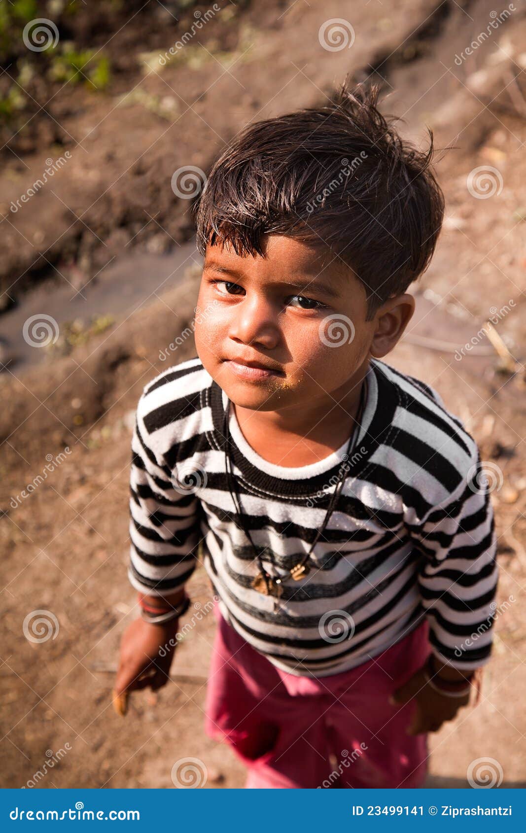 Innocent Smile Of Indian Child Editorial Photo - Image 