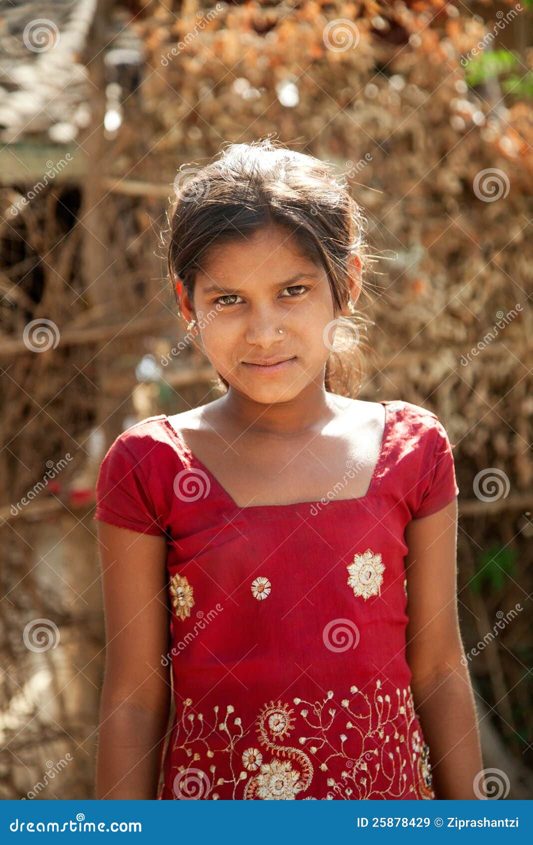 Innocent Smile Of Indian Female Child Editorial Stock 