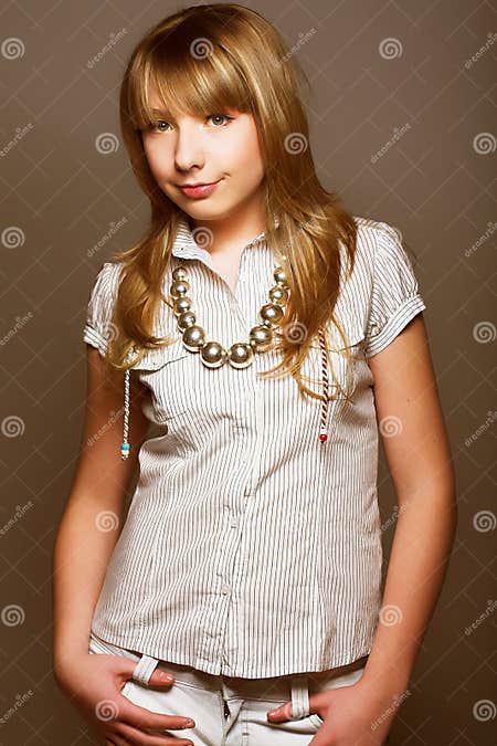 Innocent Teen Girl Stock Image Image Of Lifestyle Portrait 11095869 