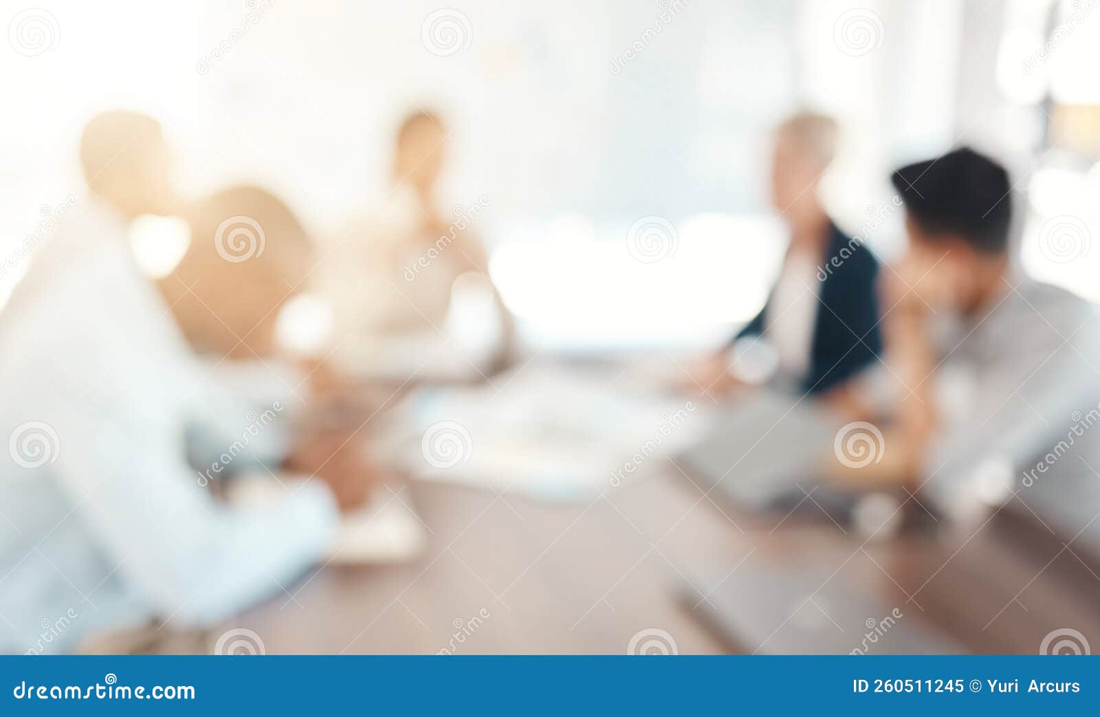 innovation, blur and business people in a meeting planning a creative marketing strategy in a development project