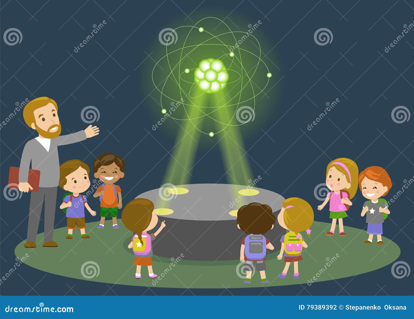 Hologram Teacher is Teaching in a Futuristic Classroom with Online Digital  Communication, Cartoon Style, Generative AI Stock Illustration -  Illustration of cartoon, concept: 269669518