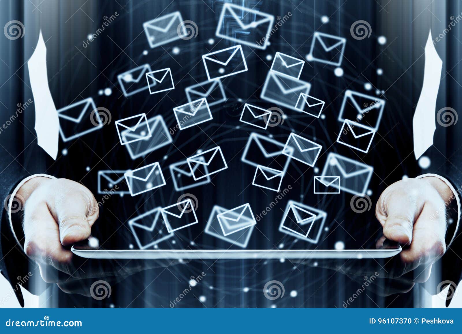 innovation and email marketing concept