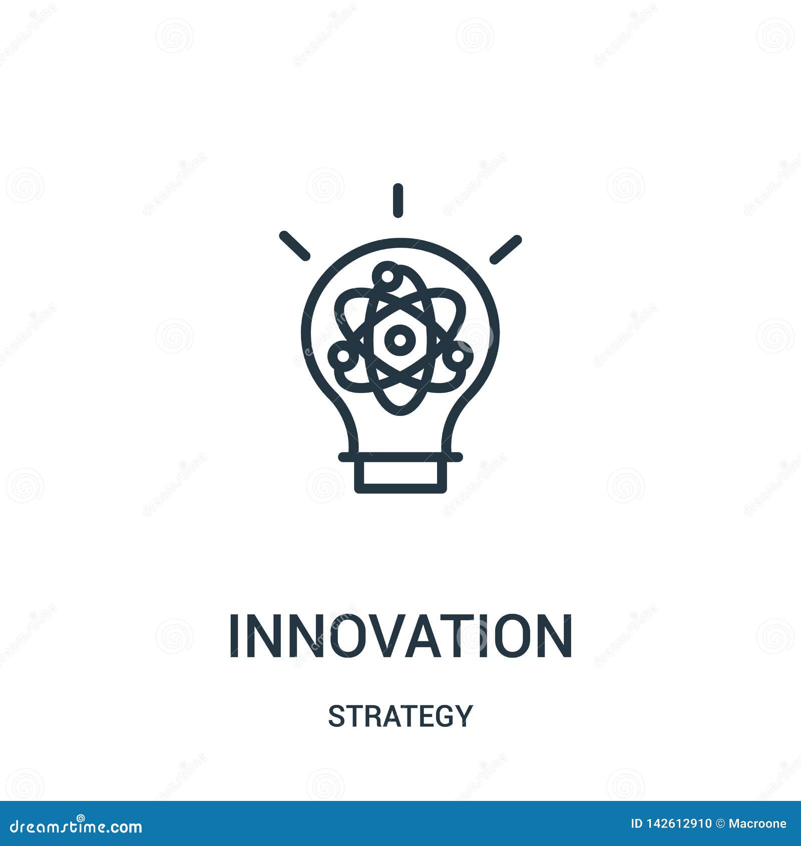 Innovation Icon Vector From Strategy Collection Thin Line Innovation