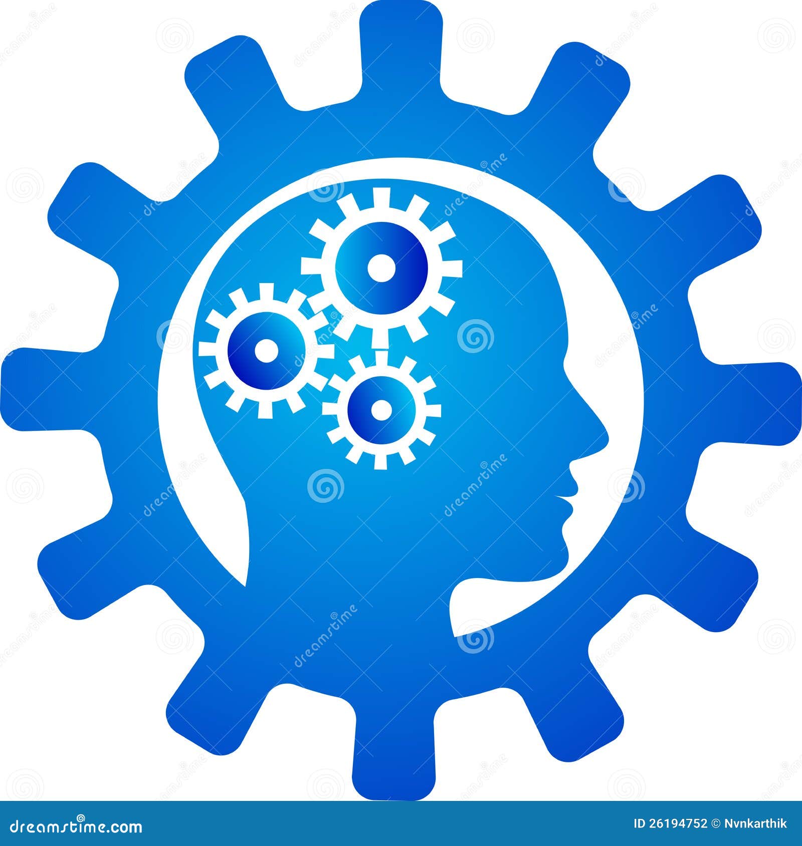 Innovative mind gear stock vector. Image of behaviour - 26194752