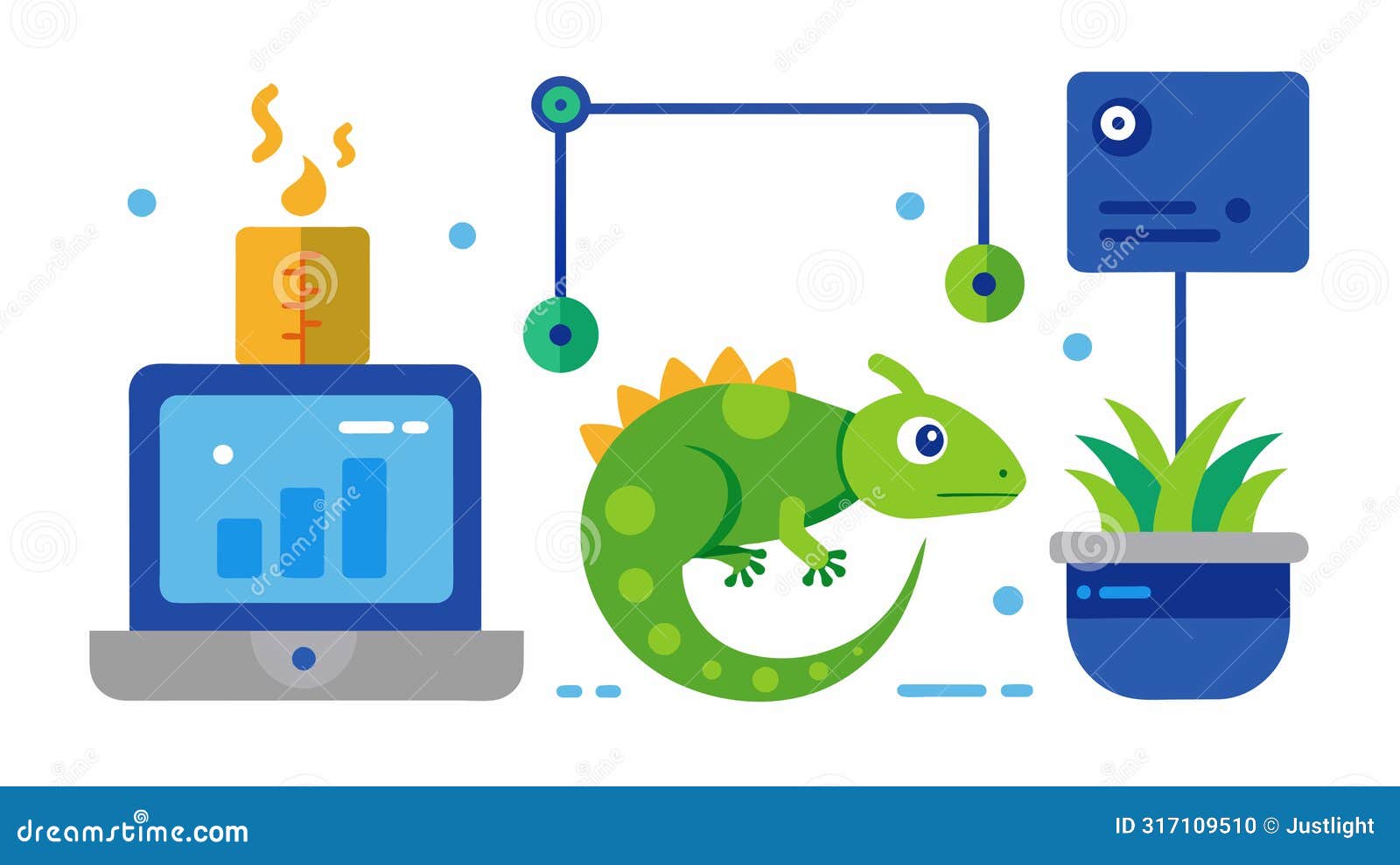 an innovative system that calculates and maintains the perfect temperature and humidity levels for reptiles taking the