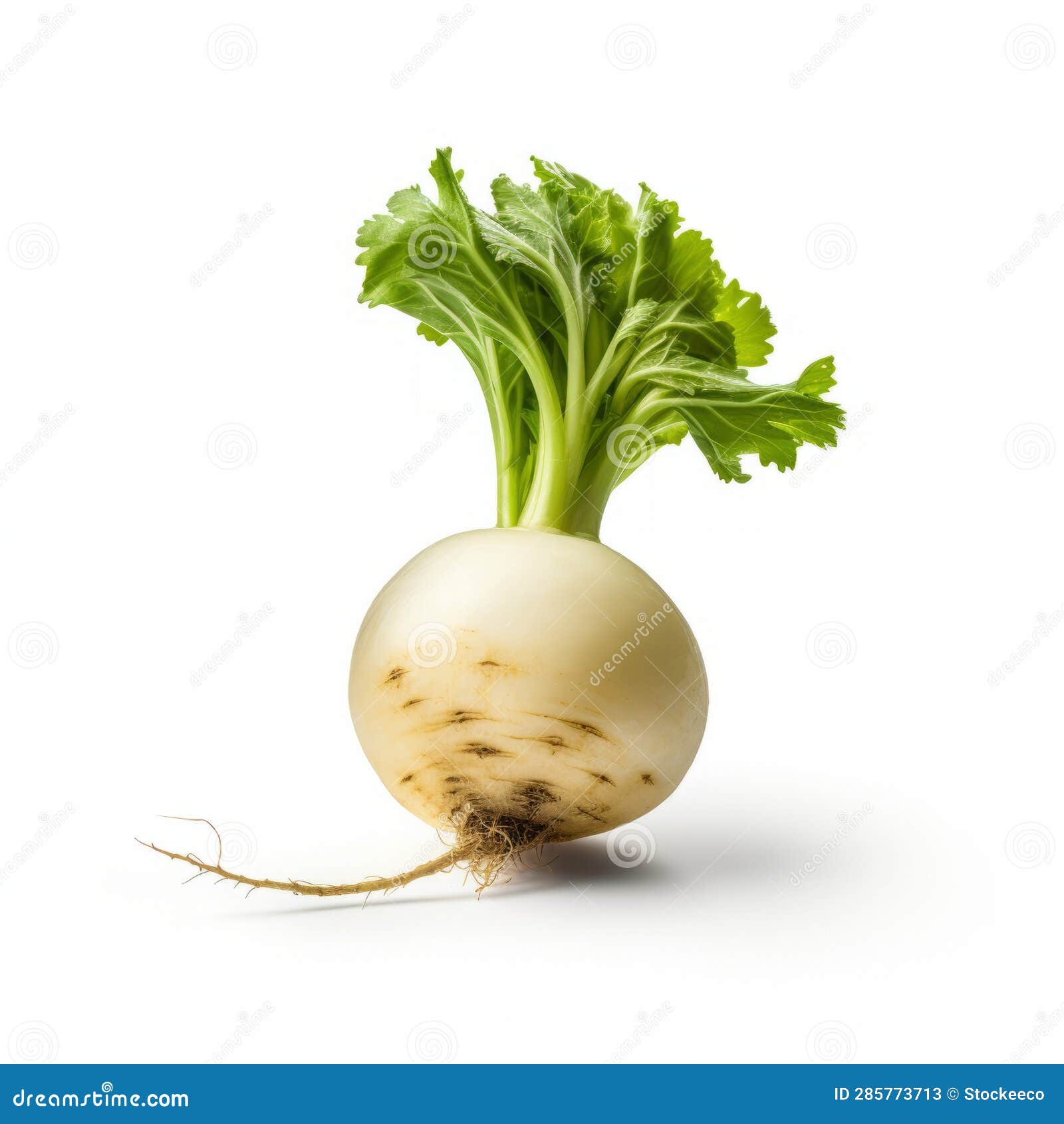 innovative turnip  on white background